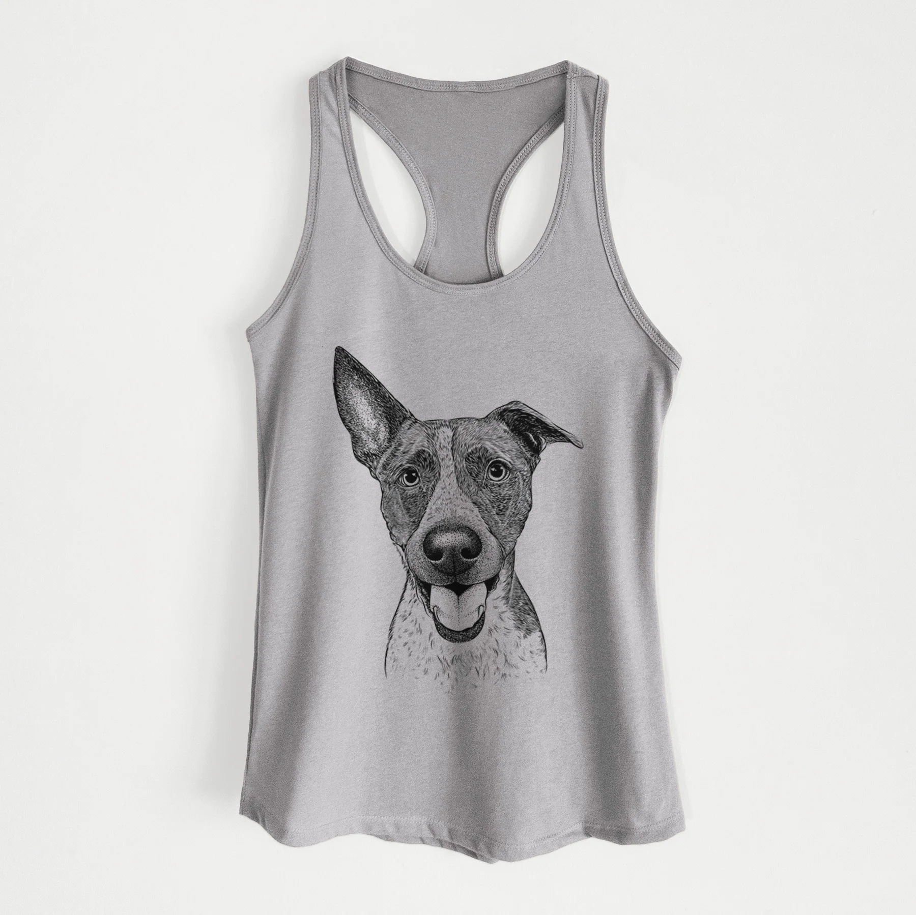 Amigo the Heeler Mix - Women's Racerback Tanktop - Image 5