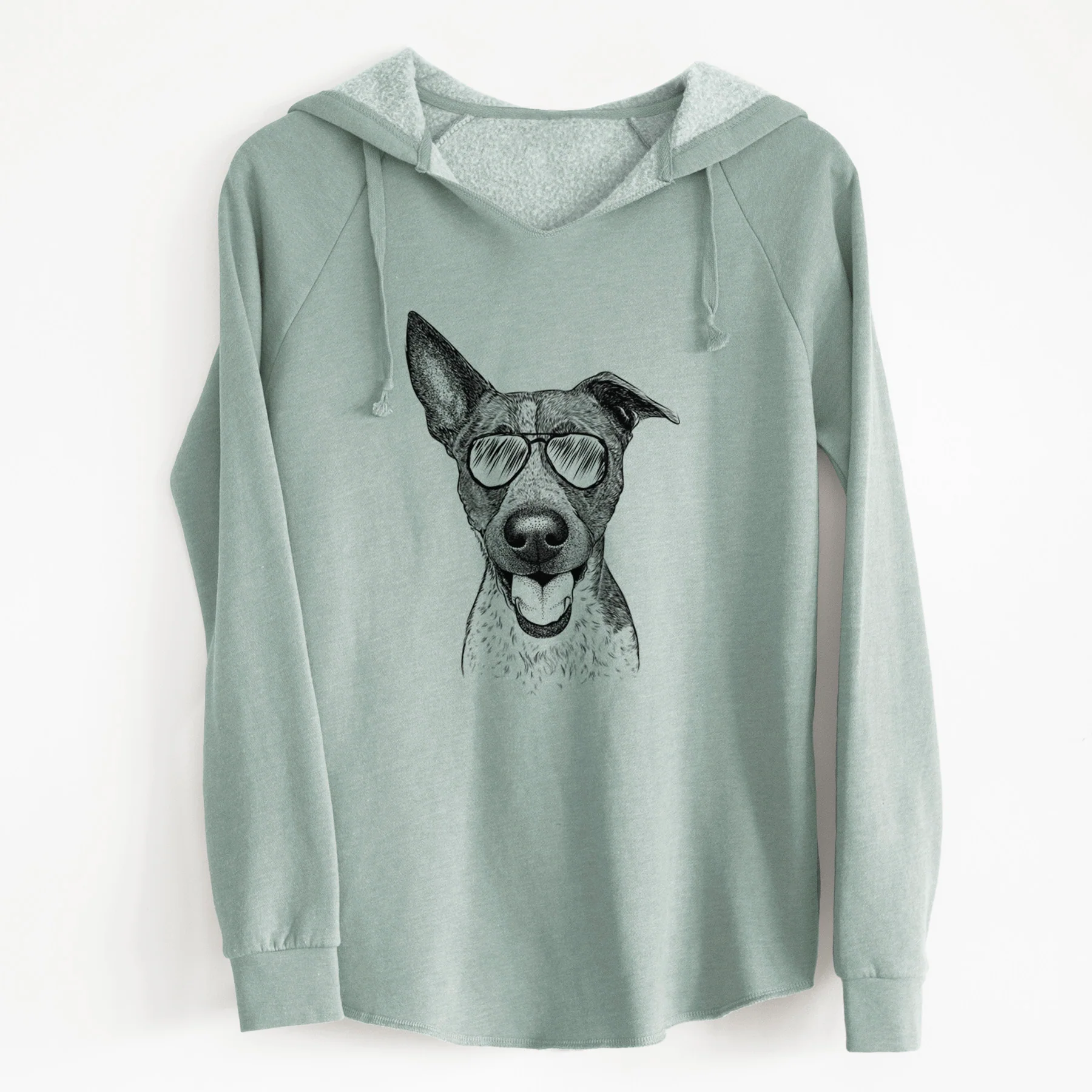 Aviator Amigo the Heeler Mix - Cali Wave Hooded Sweatshirt - Image 6