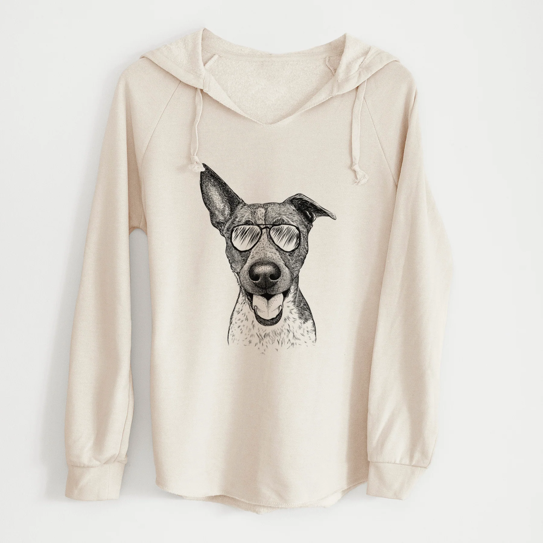 Aviator Amigo the Heeler Mix - Cali Wave Hooded Sweatshirt - Image 7