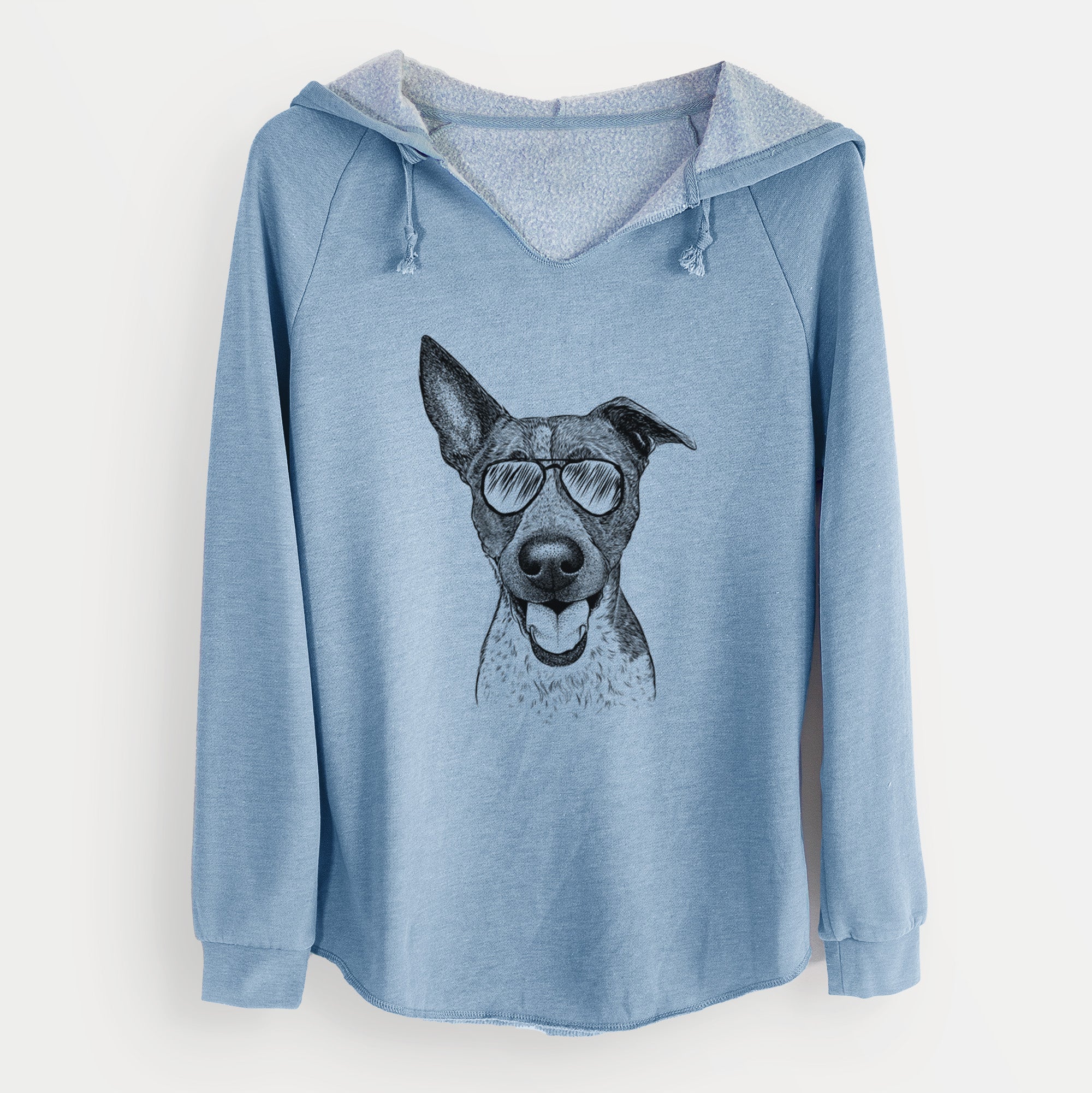 Aviator Amigo the Heeler Mix - Cali Wave Hooded Sweatshirt - Image 8