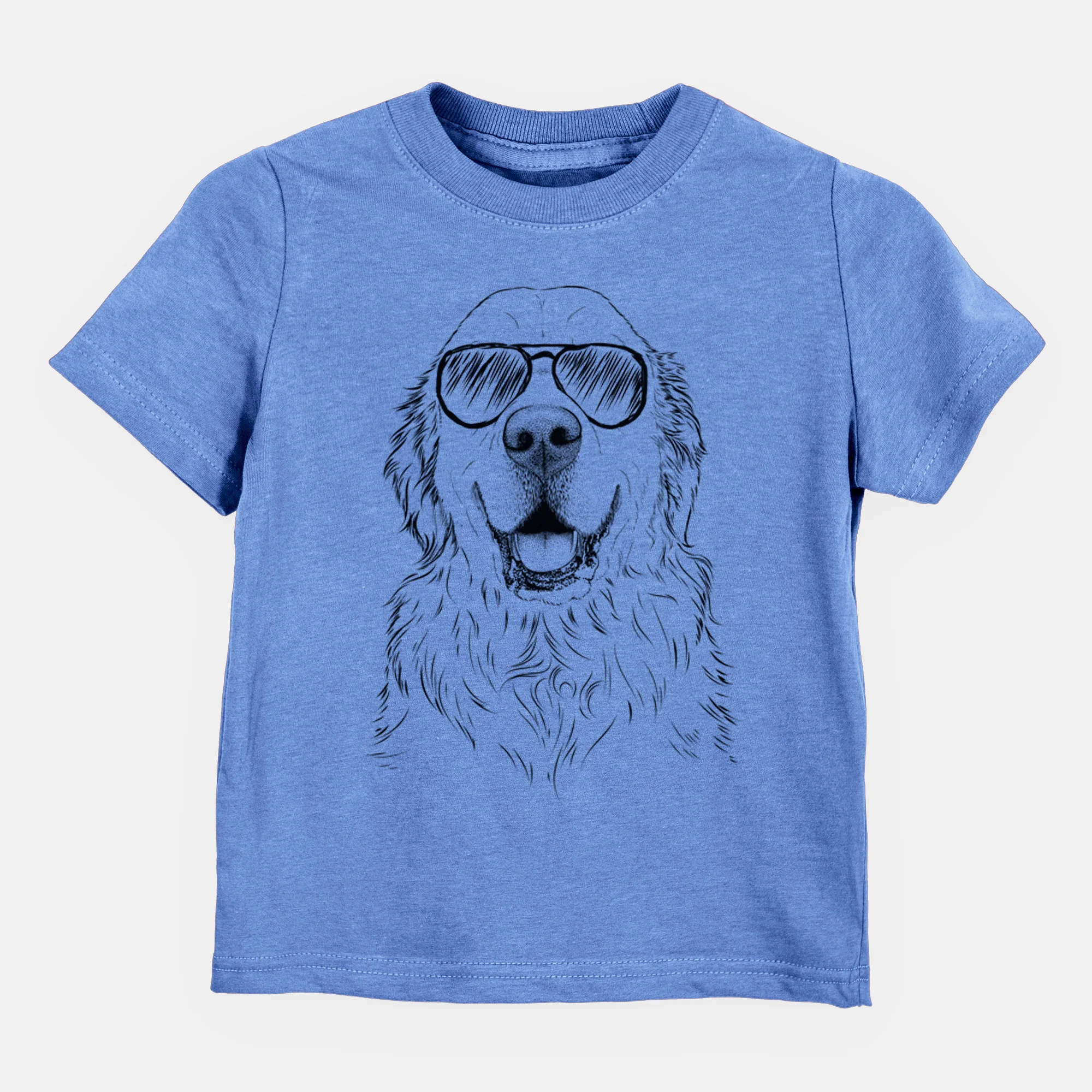 Aviator Maximus the Golden Retriever - Kids/Youth/Toddler Shirt - Image 6