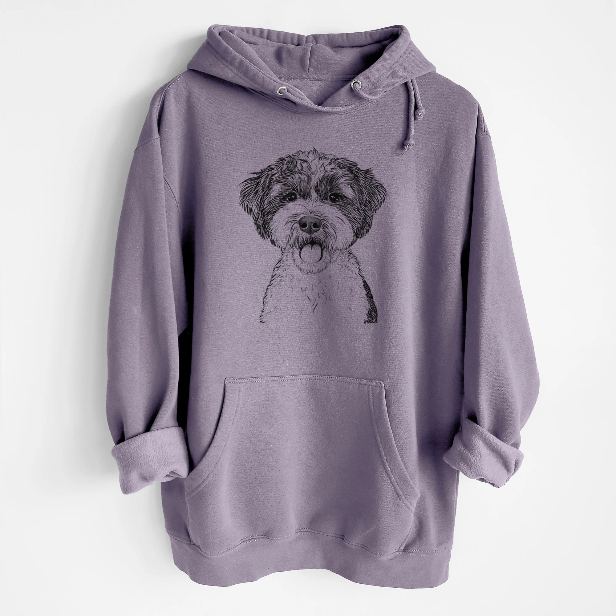 Bella the Cockapoo- Heavyweight Fleece Hoodie - Image 8