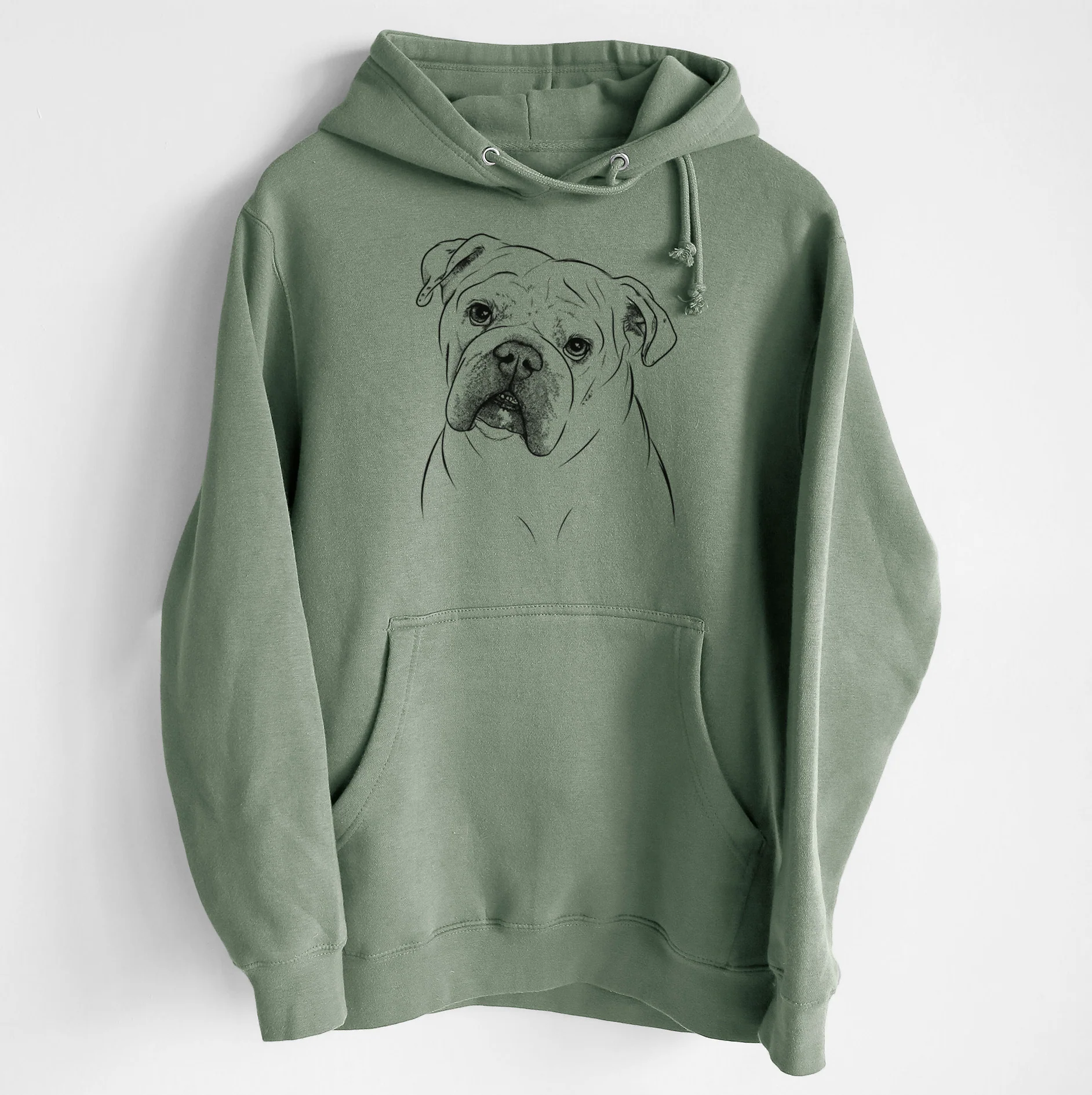 Blossom the English Bulldog- Heavyweight Fleece Hoodie - Image 7