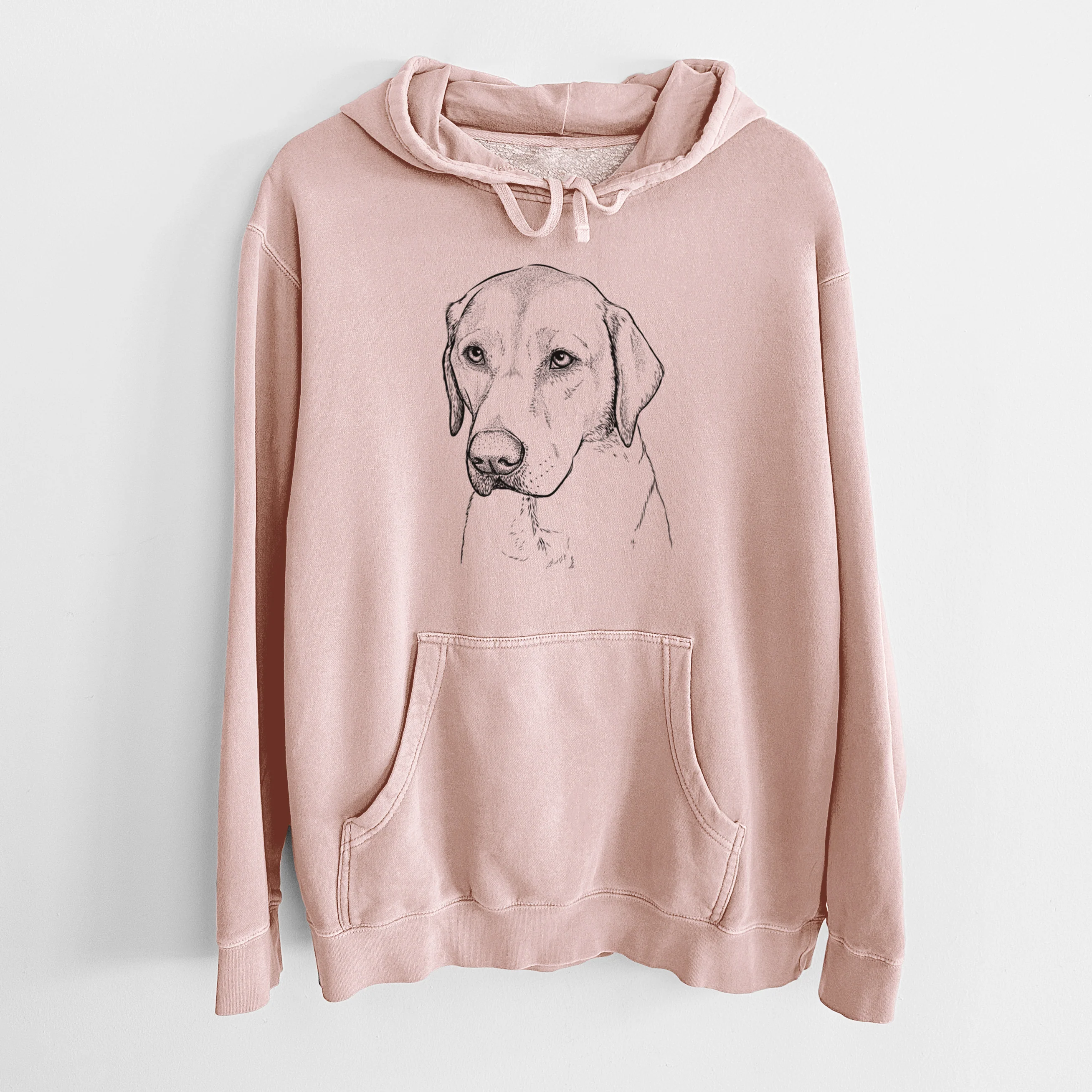 Bare Braxton the Yellow Lab - Unisex Pigment Dyed Hoodie - Image 6