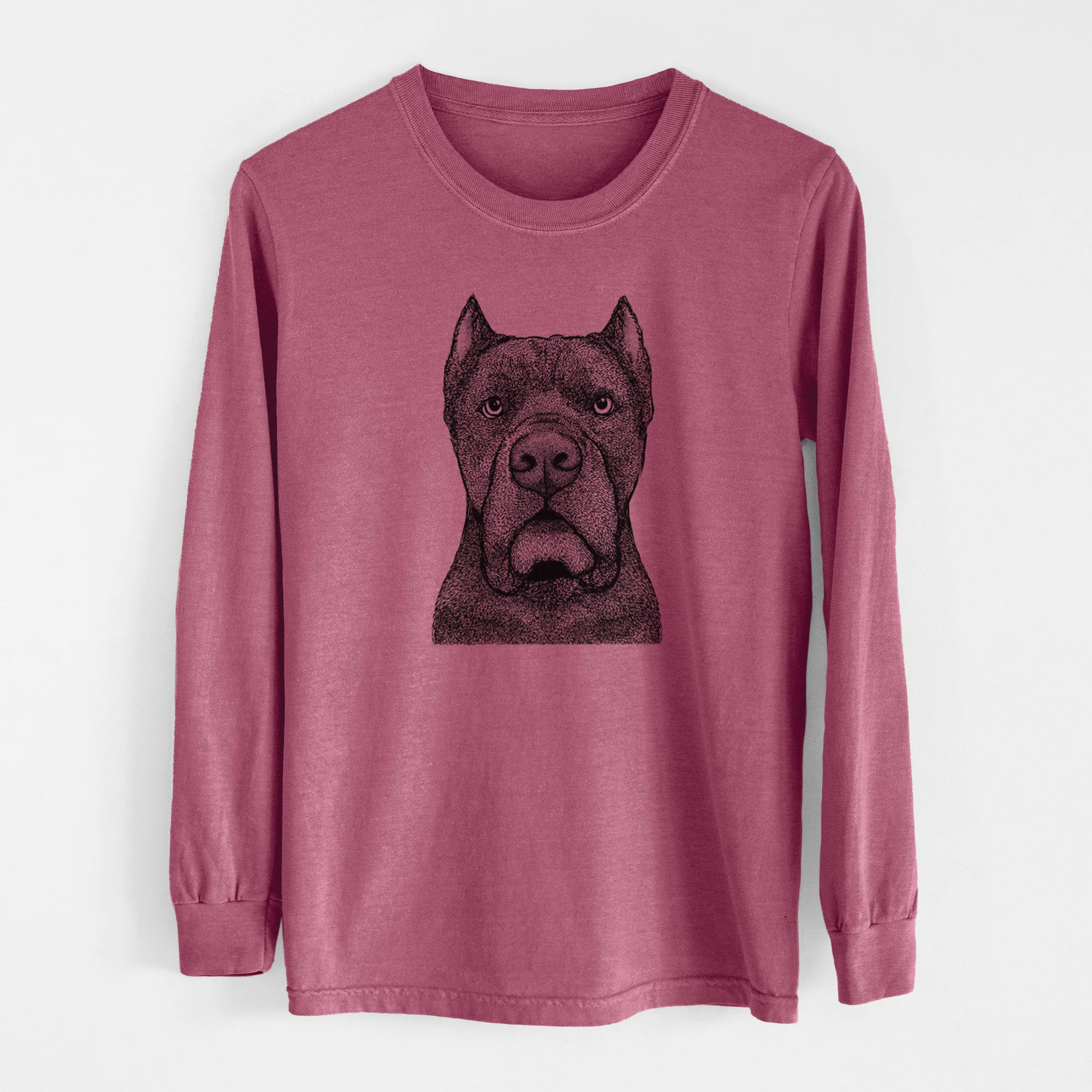Bare Bruno the Cane Corso - Men's Heavyweight 100% Cotton Long Sleeve - Image 10
