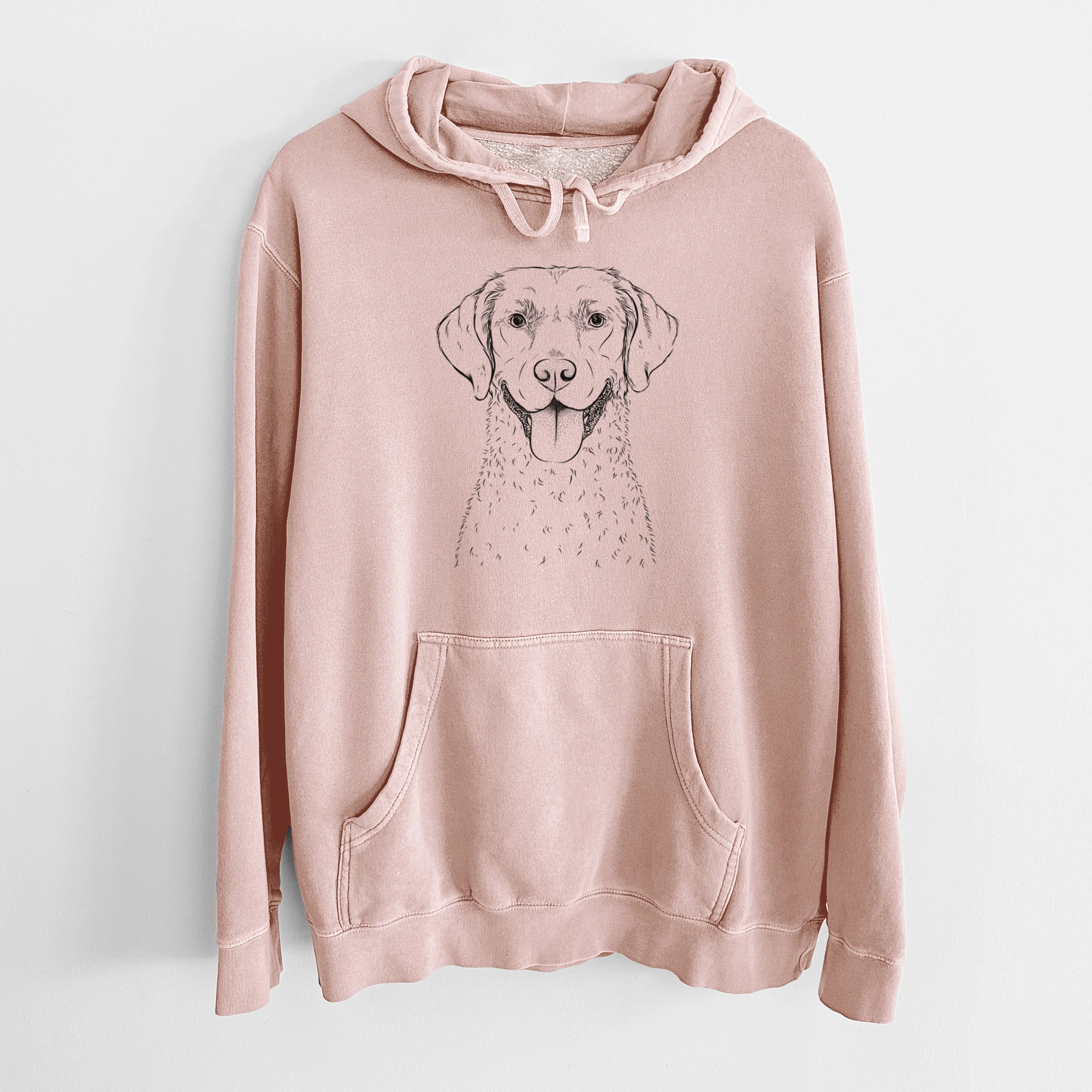 Bare Chip the Chesapeake Bay Retriever - Unisex Pigment Dyed Hoodie - Image 6