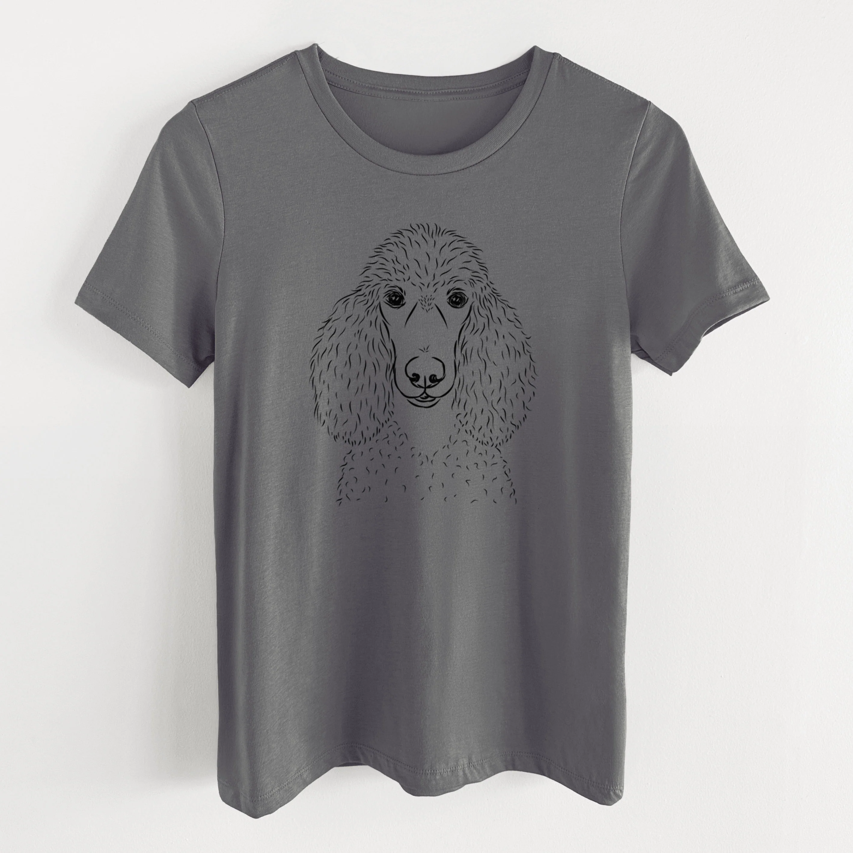 Bare Giovanni the Poodle - Women's Lightweight Relaxed Fit 100% Cotton Crewneck - Image 16