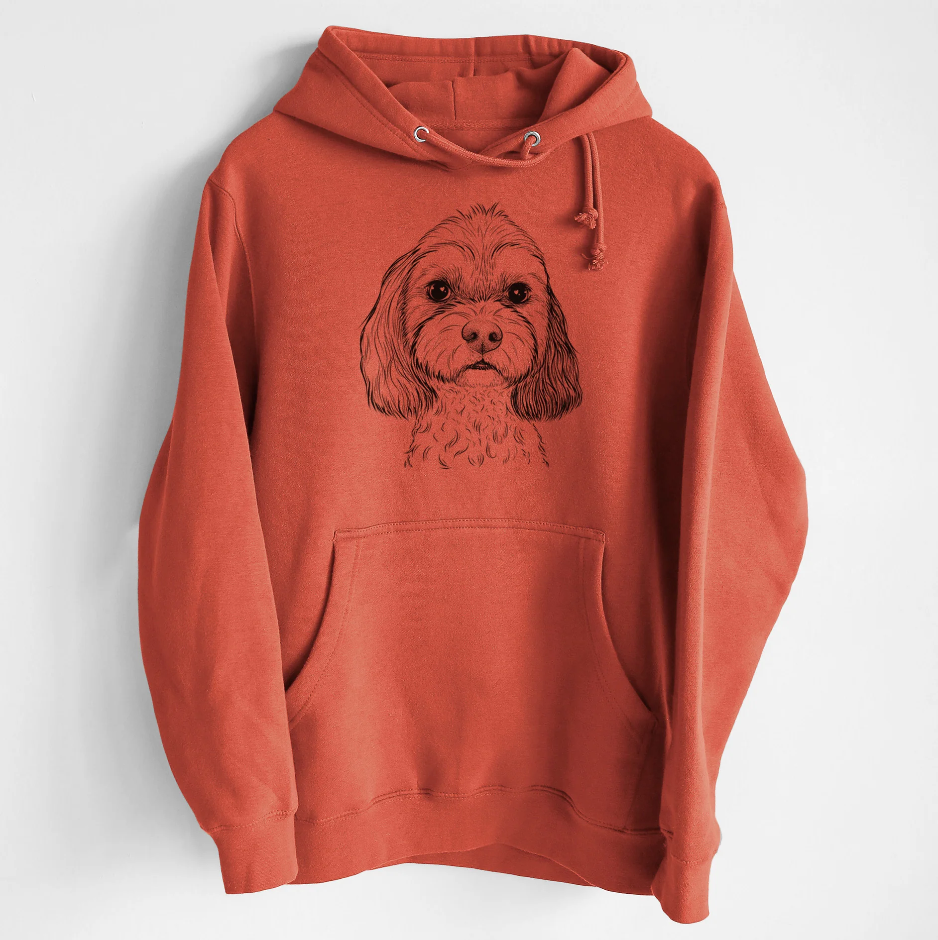 Jasper Diggins the Cavapoo- Heavyweight Fleece Hoodie
