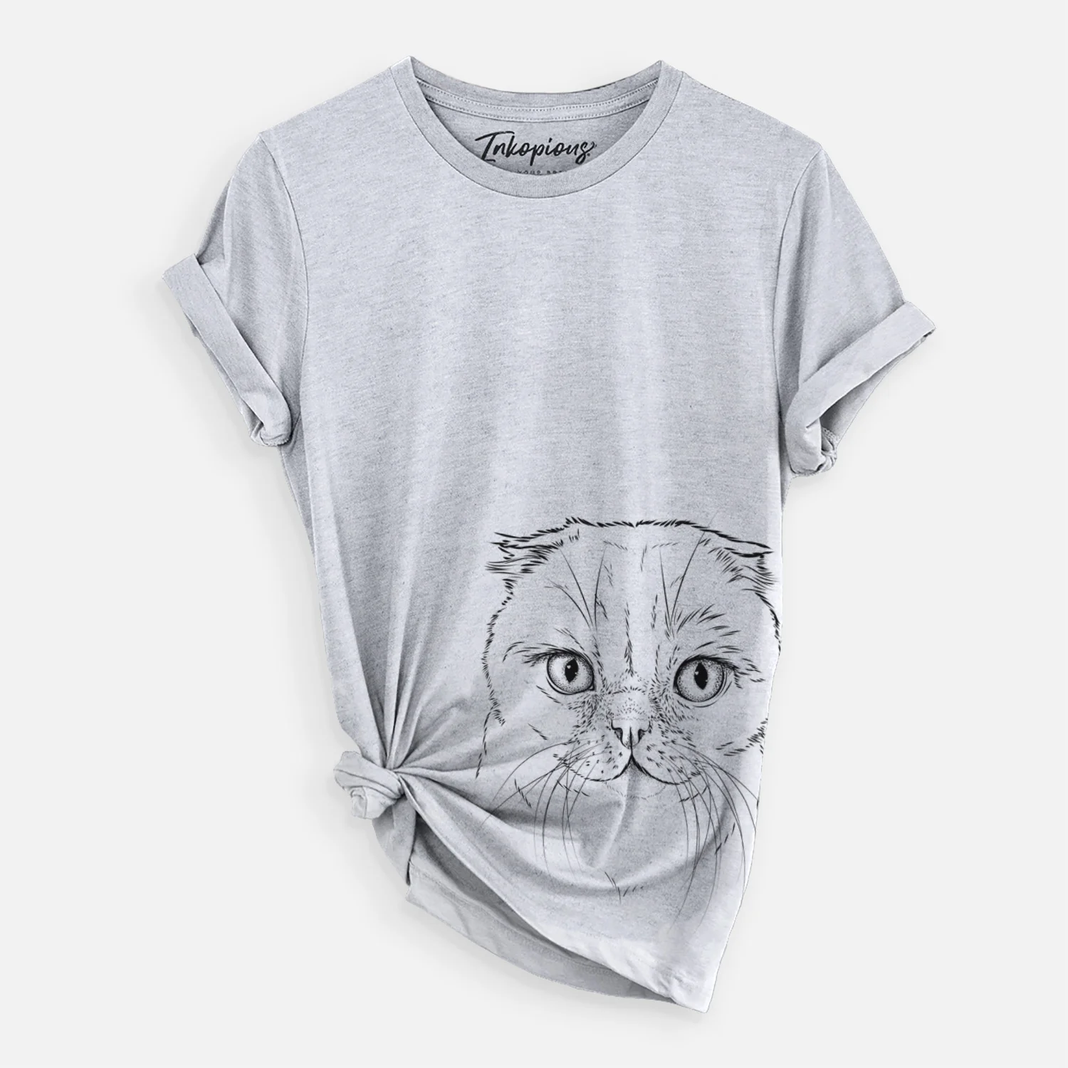 Bare Lina the Exotic Fold Cat - Unisex Crewneck - Image 10
