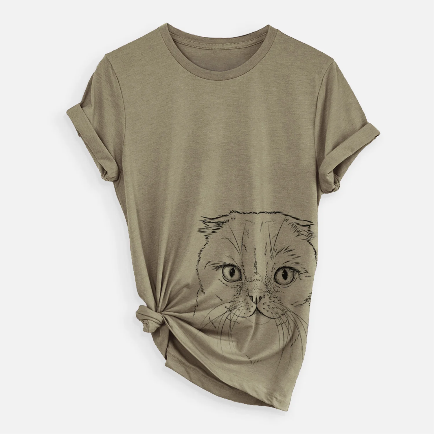 Bare Lina the Exotic Fold Cat - Unisex Crewneck - Image 11