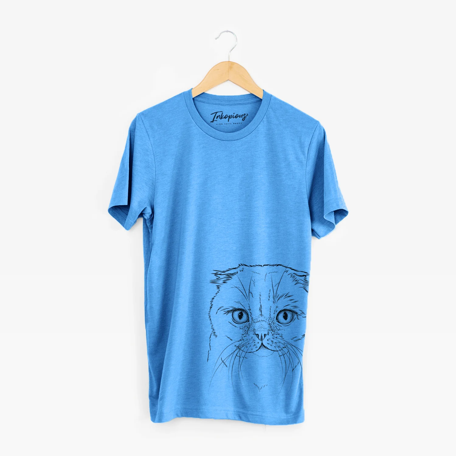 Bare Lina the Exotic Fold Cat - Unisex Crewneck - Image 12