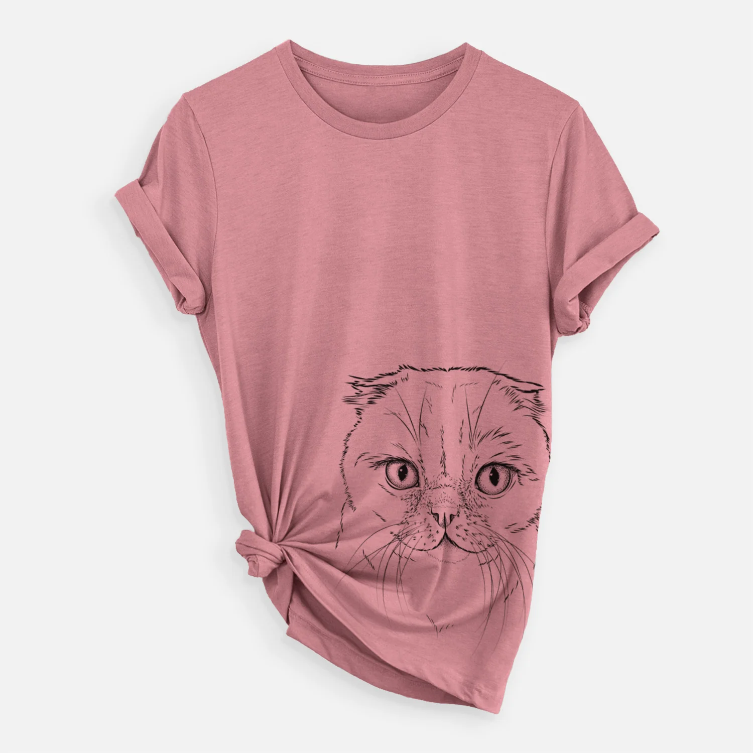 Bare Lina the Exotic Fold Cat - Unisex Crewneck - Image 14