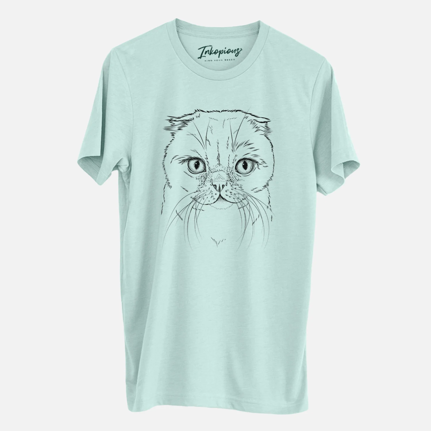 Bare Lina the Exotic Fold Cat - Unisex Crewneck - Image 5