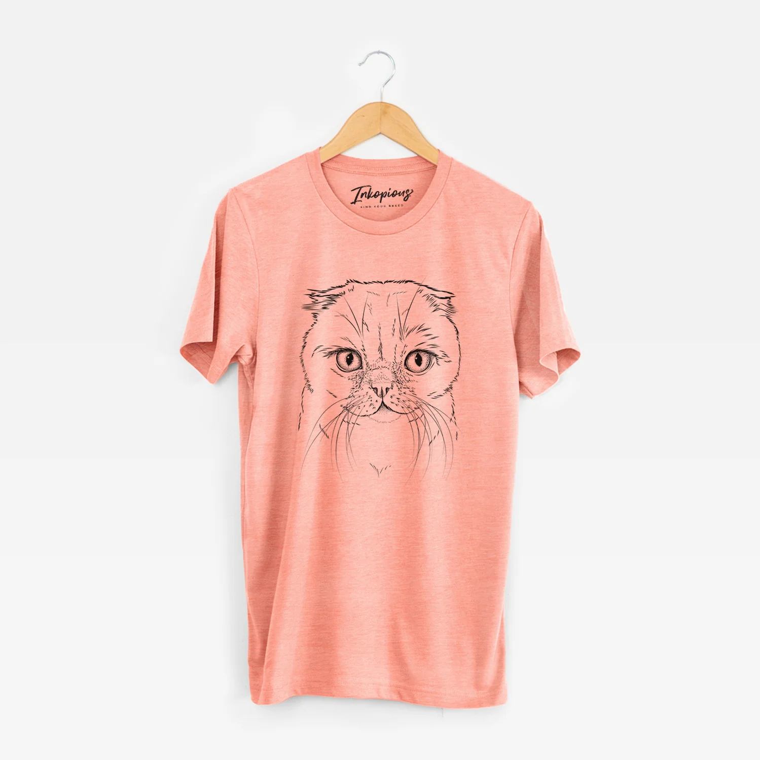 Bare Lina the Exotic Fold Cat - Unisex Crewneck - Image 7