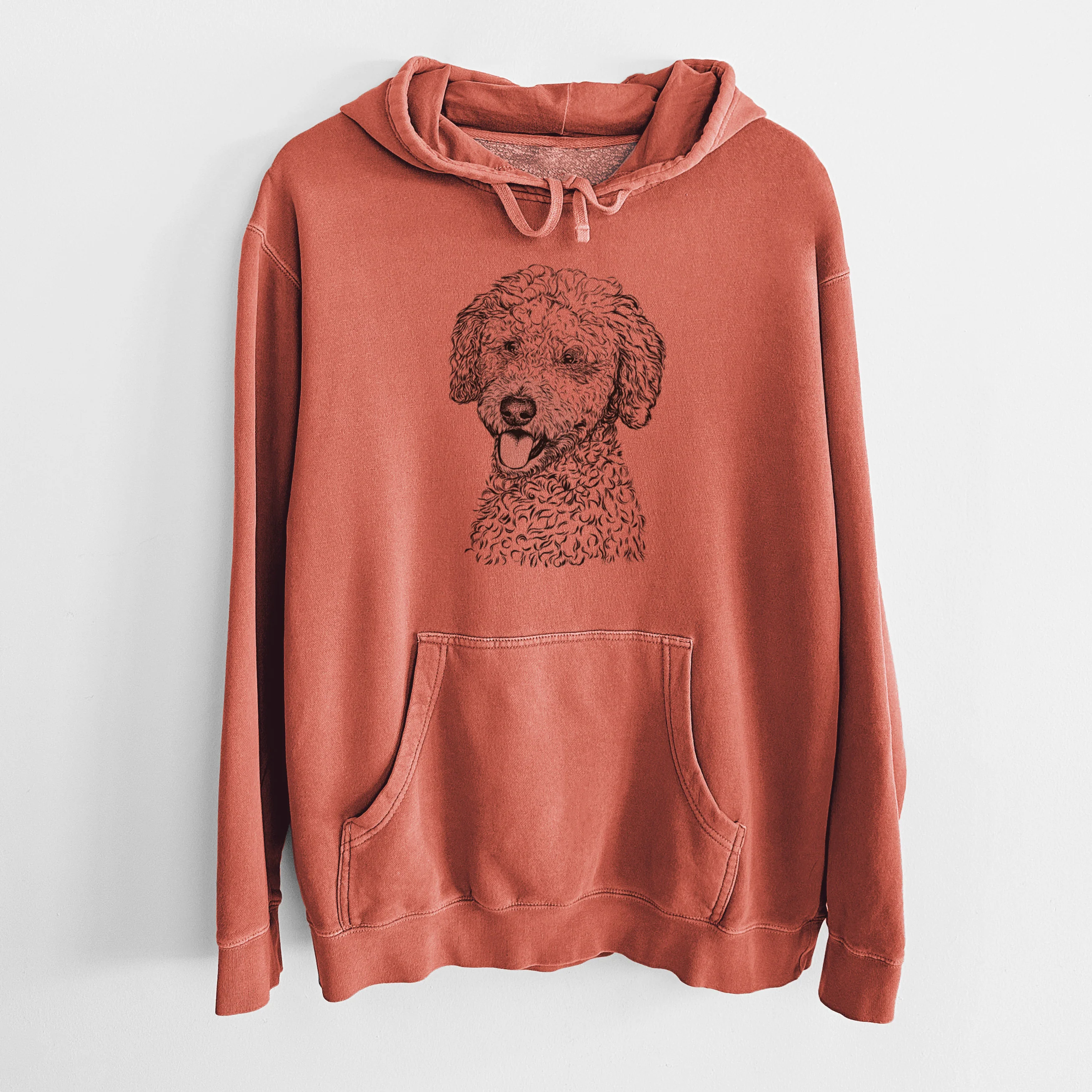 Bare Marlow the Goldendoodle - Unisex Pigment Dyed Hoodie