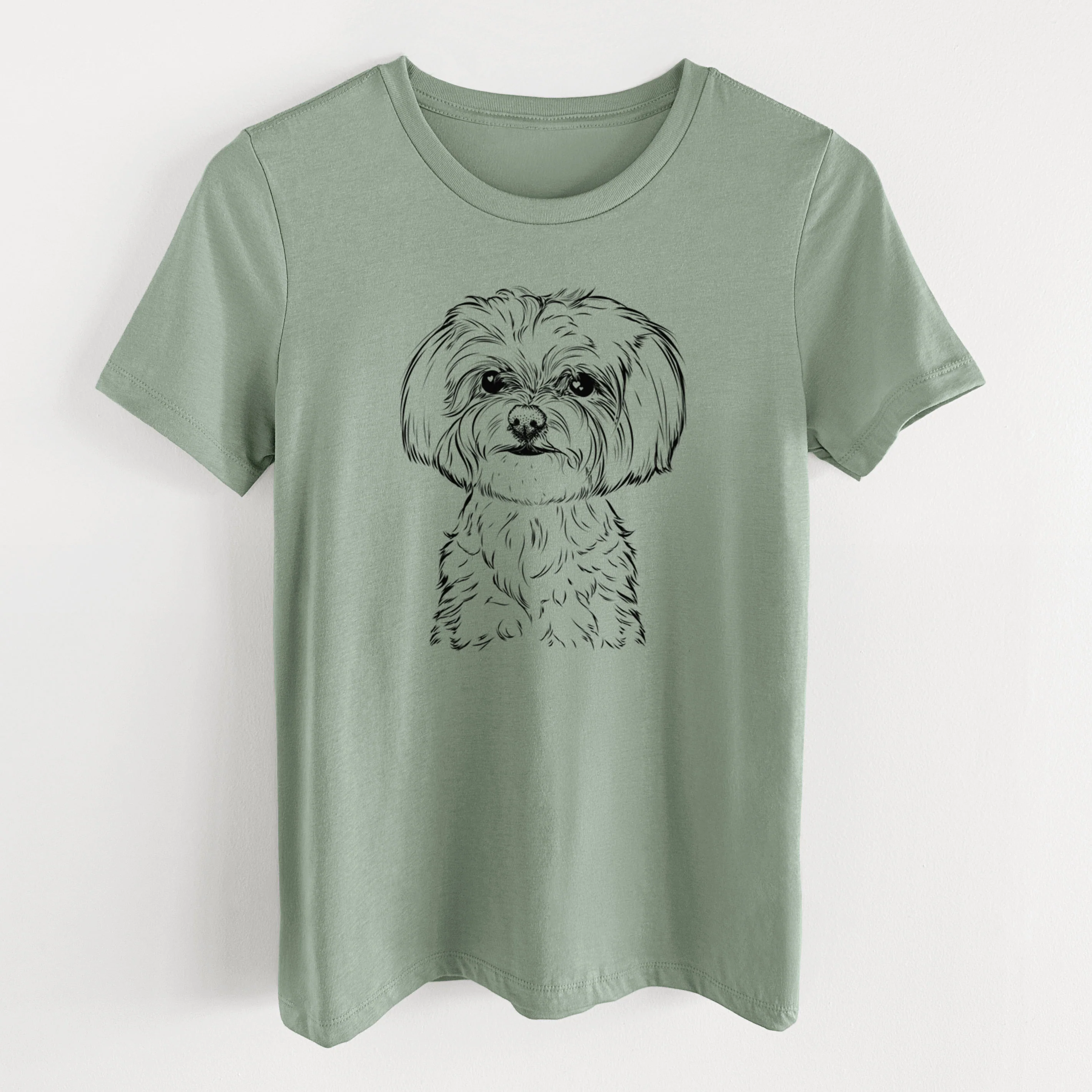 Bare Willow the Maltese - Women's Lightweight Relaxed Fit 100% Cotton Crewneck - Image 11
