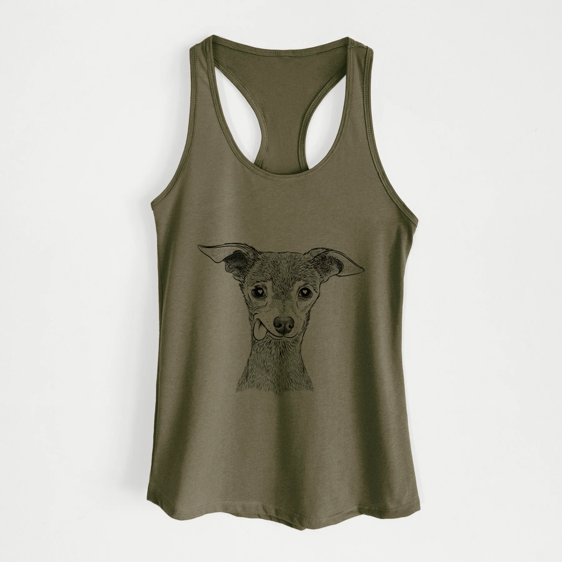 Bebe the Chihuahua - Women's Racerback Tanktop - Image 6