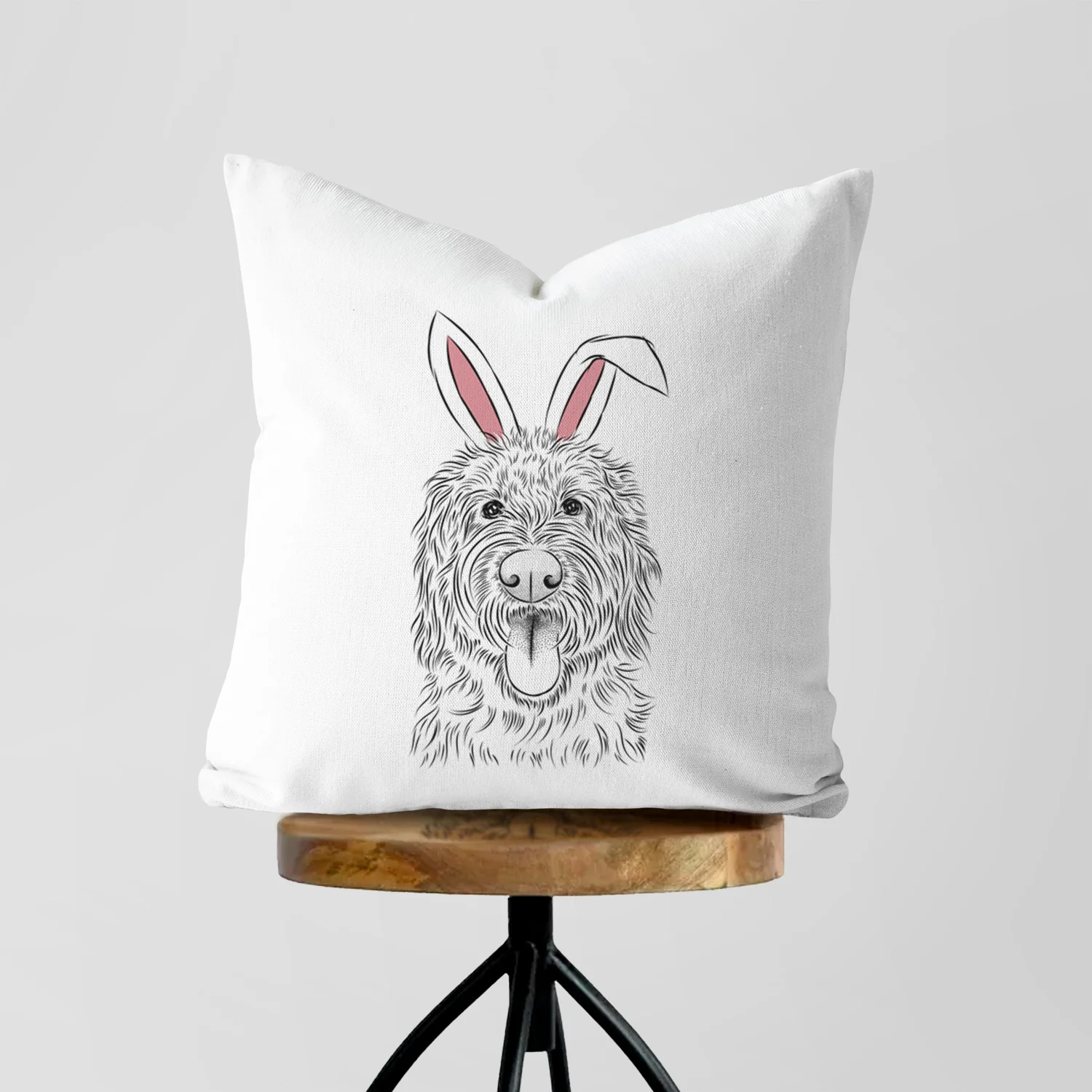 Bennett the Doodle - Throw Pillow Cover - Image 5