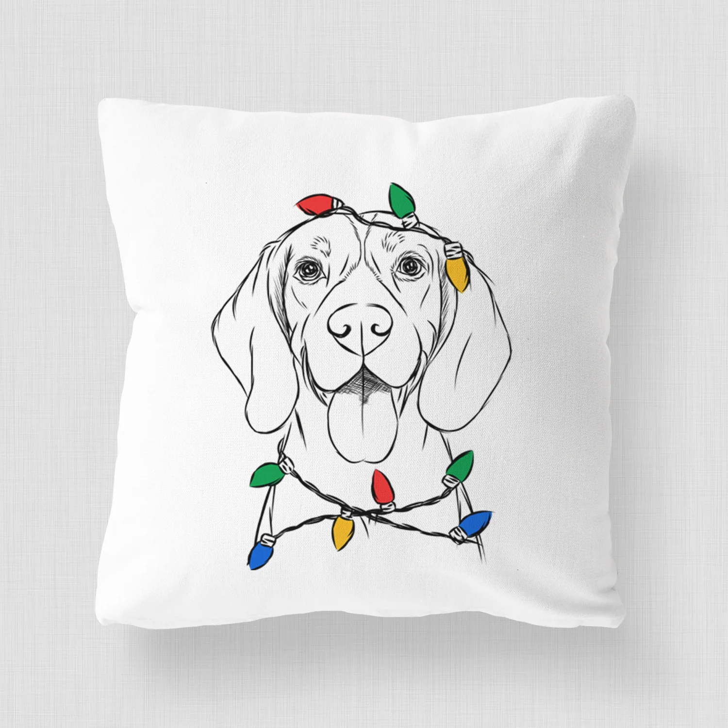 Bogie the Beagle - Throw Pillow Cover - Image 4