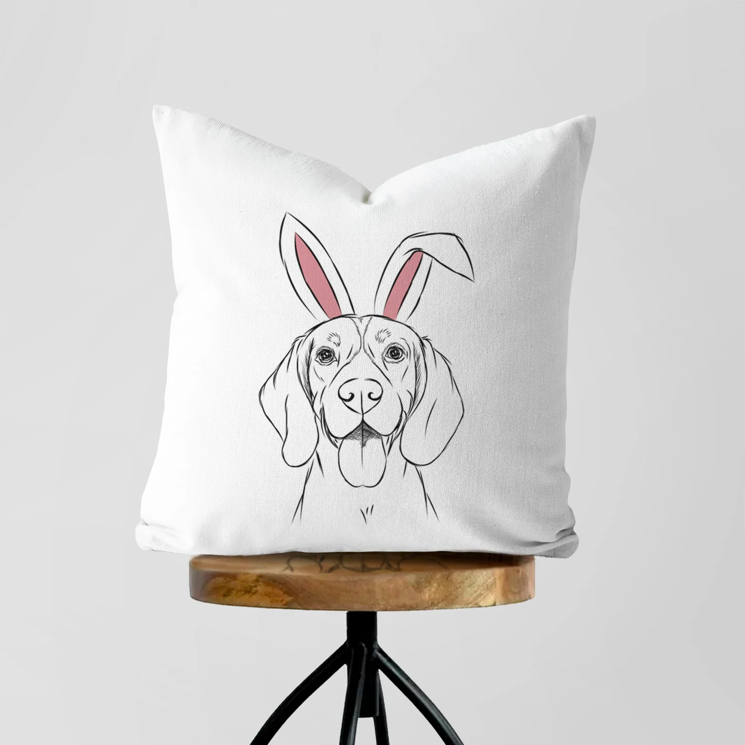 Bogie the Beagle - Throw Pillow Cover - Image 5