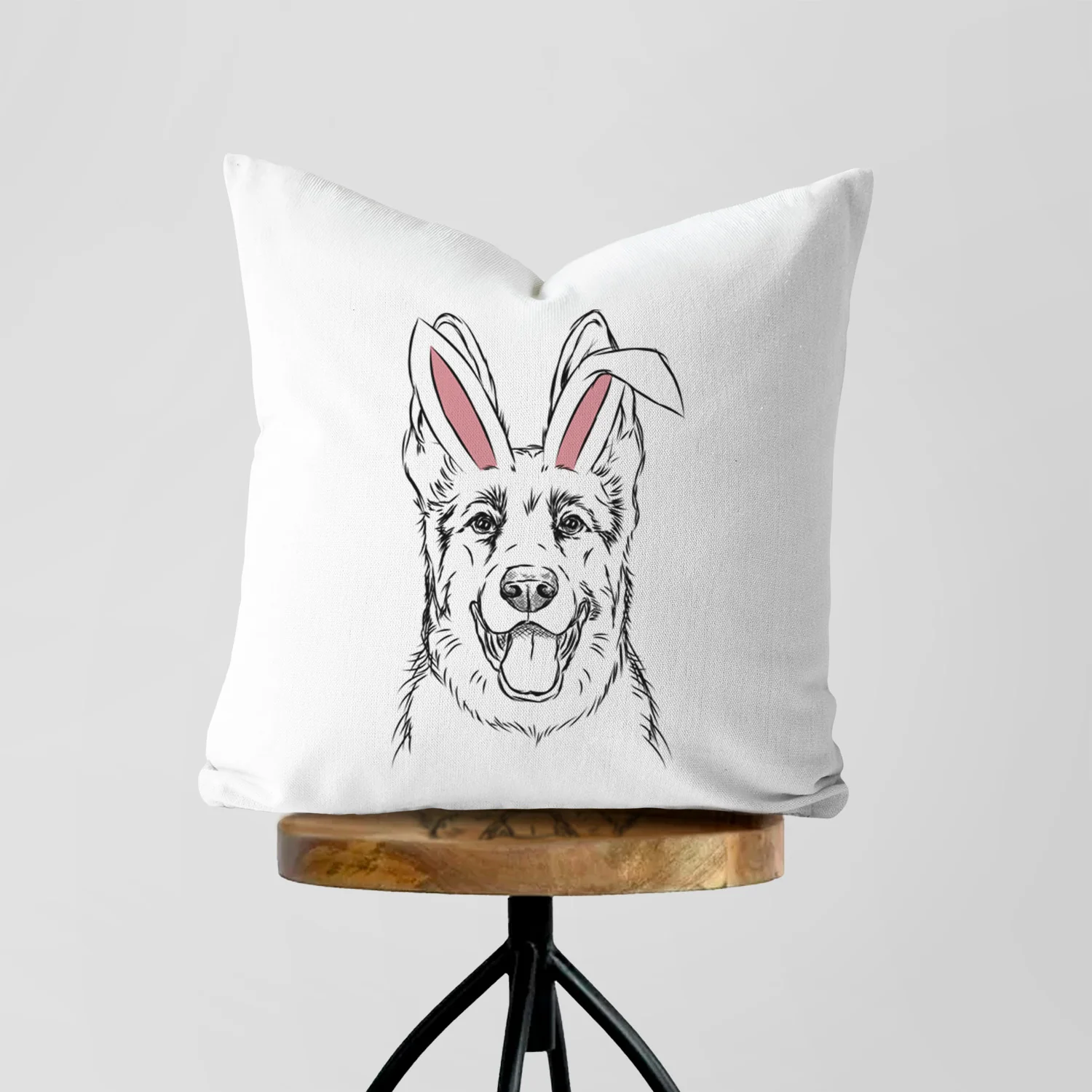 Brutus the German Shepherd - Throw Pillow Cover - Image 5