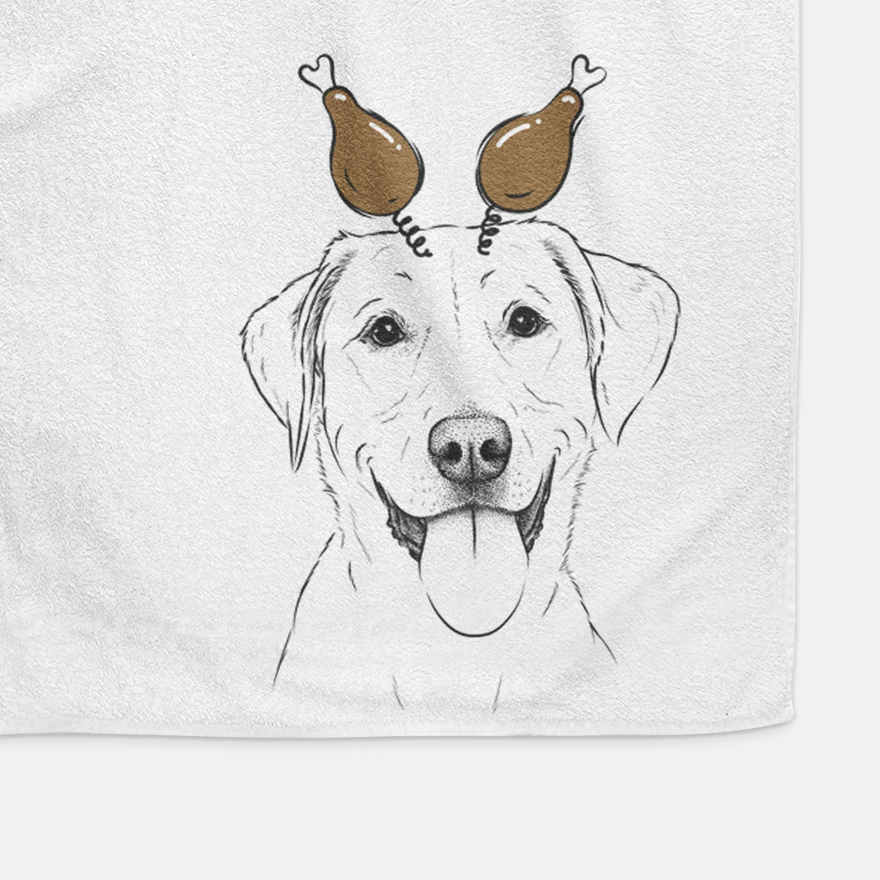 Daisy the Labrador Retriever Decorative Hand Towel - Image 12