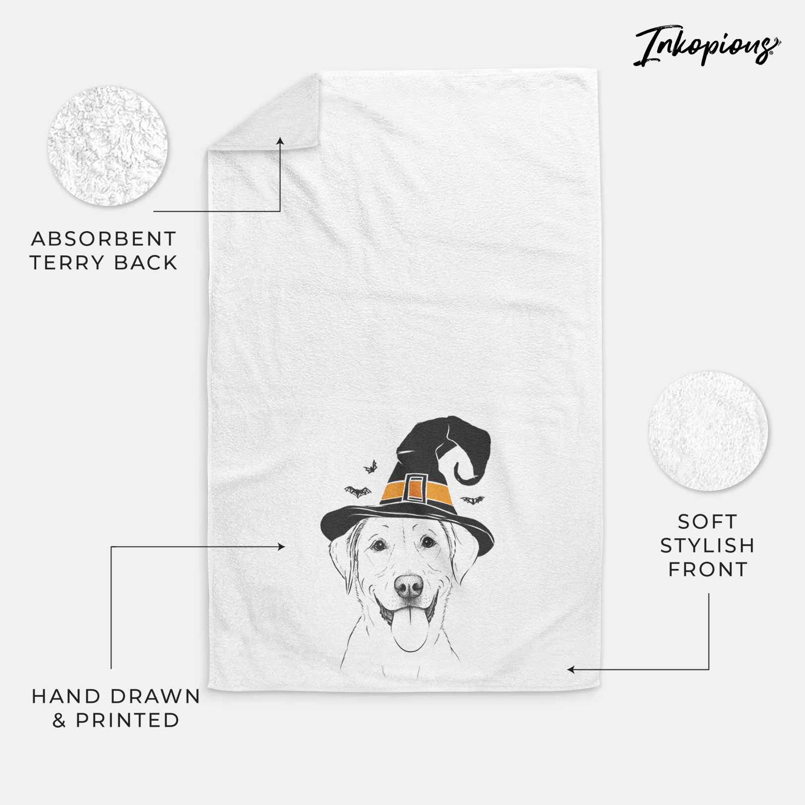Daisy the Labrador Retriever Decorative Hand Towel - Image 19