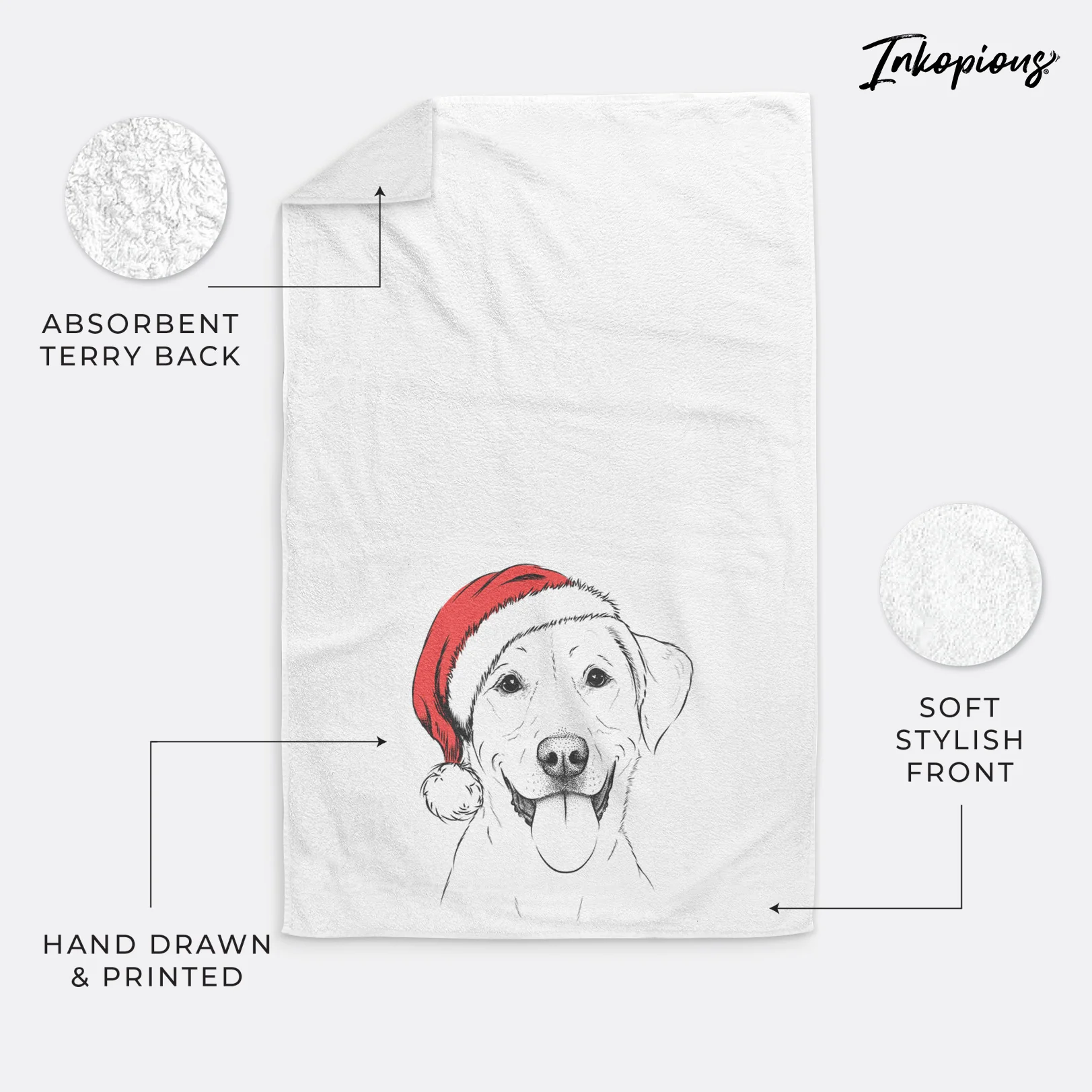 Daisy the Labrador Retriever Decorative Hand Towel - Image 20