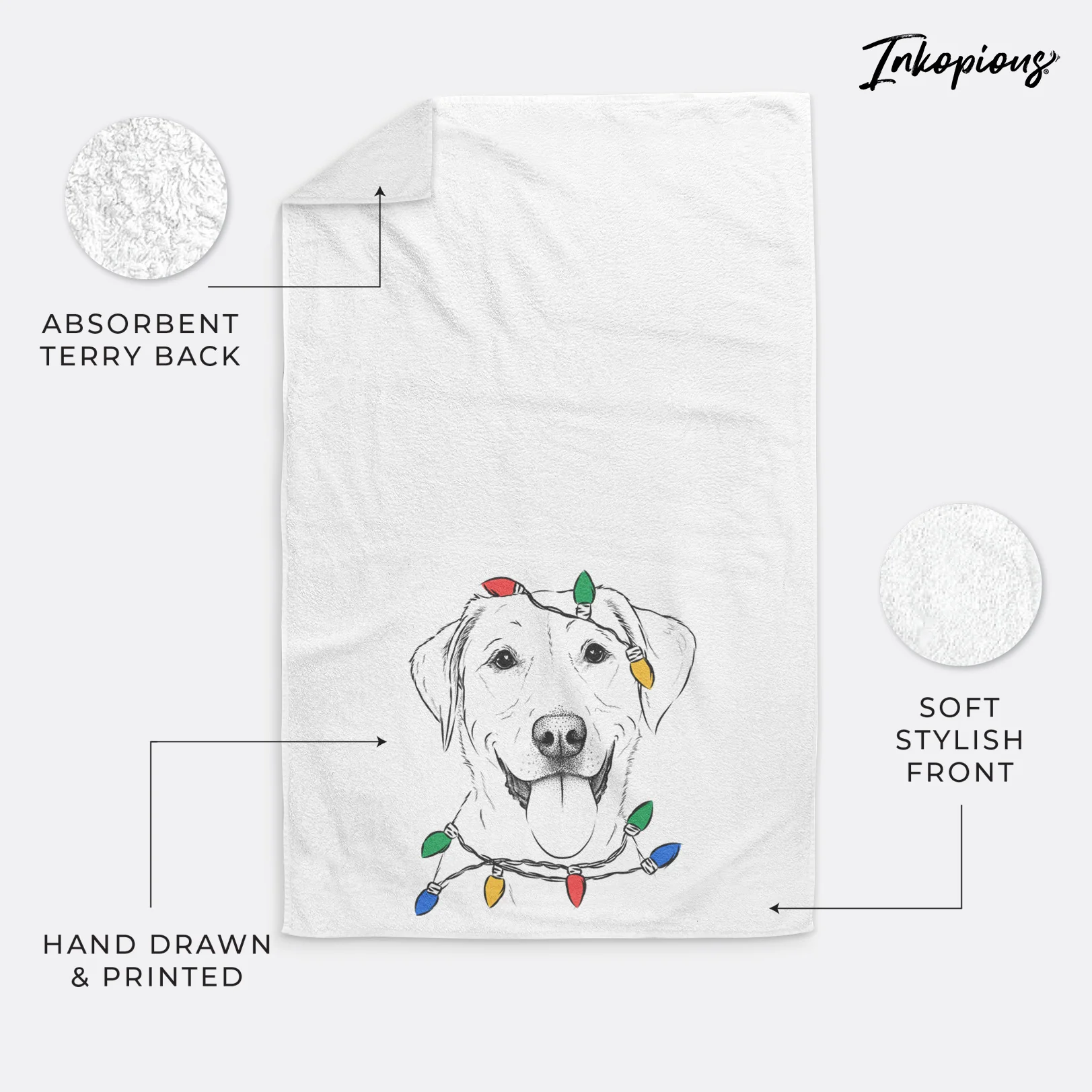 Daisy the Labrador Retriever Decorative Hand Towel - Image 21