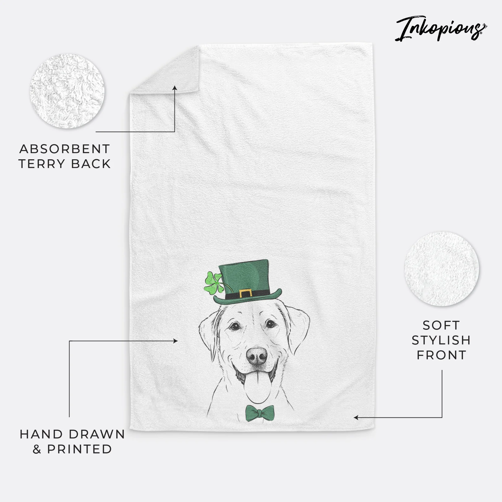 Daisy the Labrador Retriever Decorative Hand Towel - Image 24