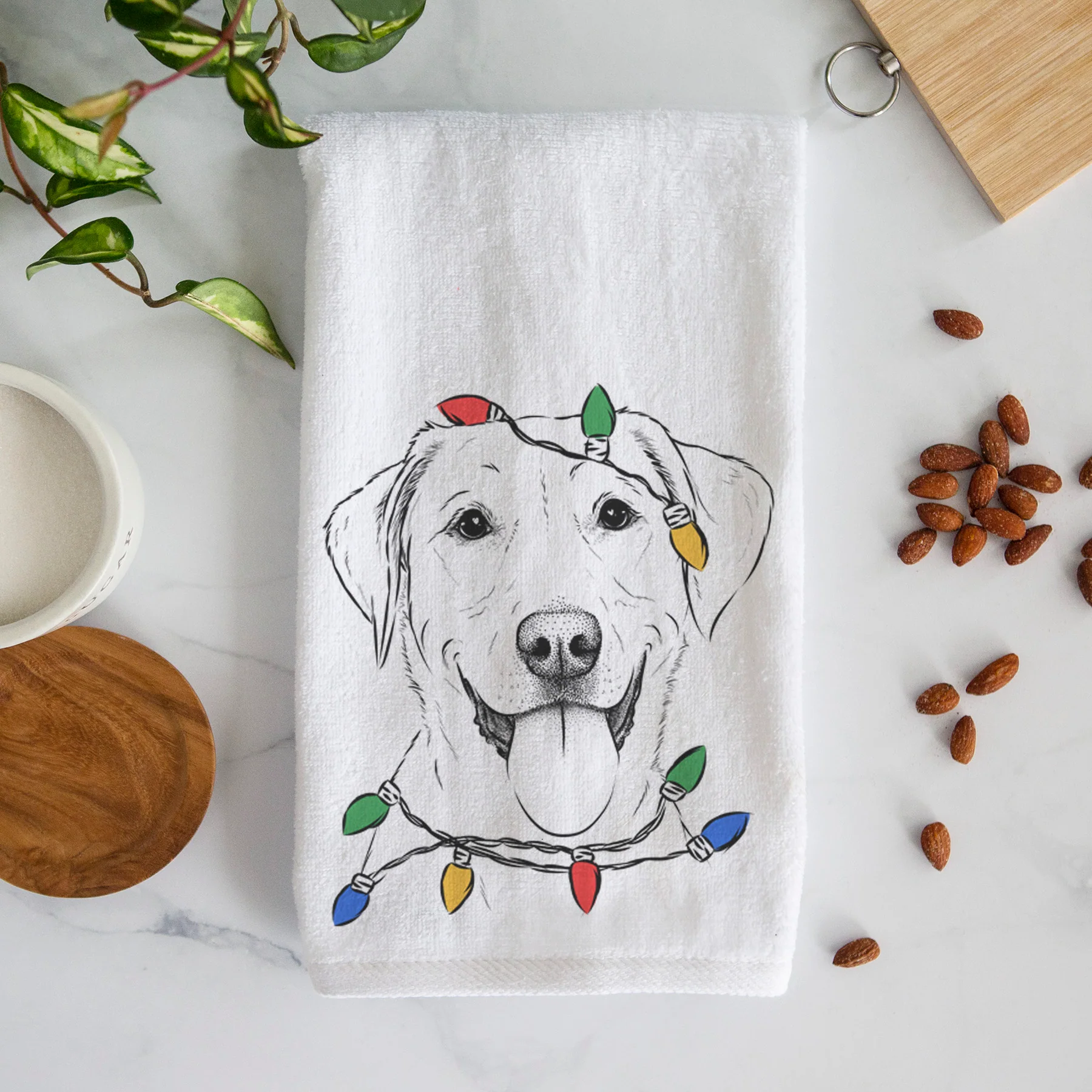 Daisy the Labrador Retriever Decorative Hand Towel - Image 5