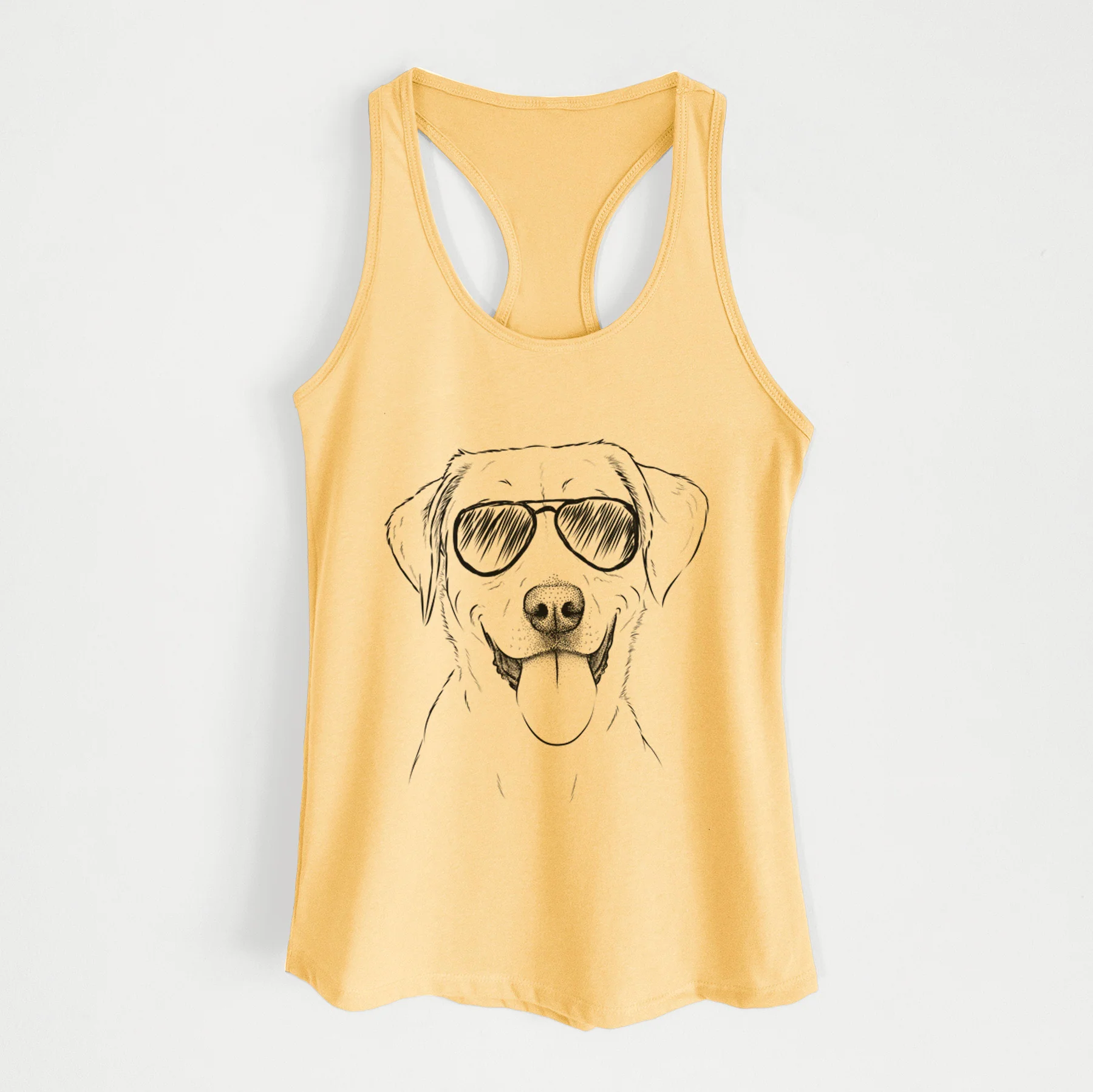 Daisy the Labrador Retriever - Women's Racerback Tanktop - Image 9