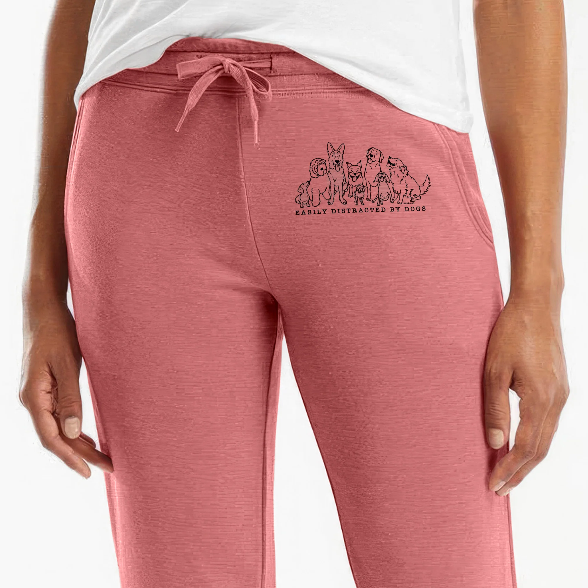 Distracted by Dogs - Women's Cali Wave Joggers - Image 6