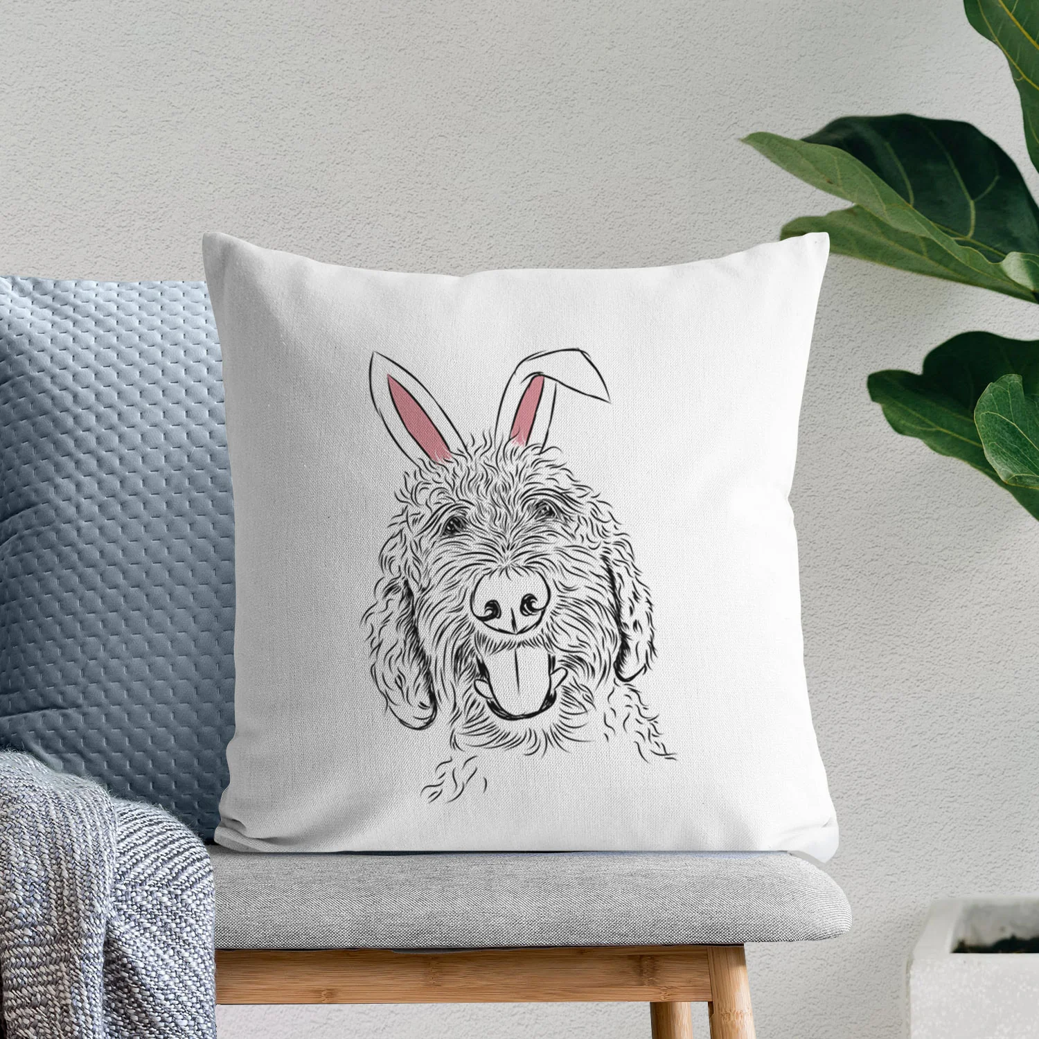 Dixie the Doodle - Throw Pillow Cover - Image 11