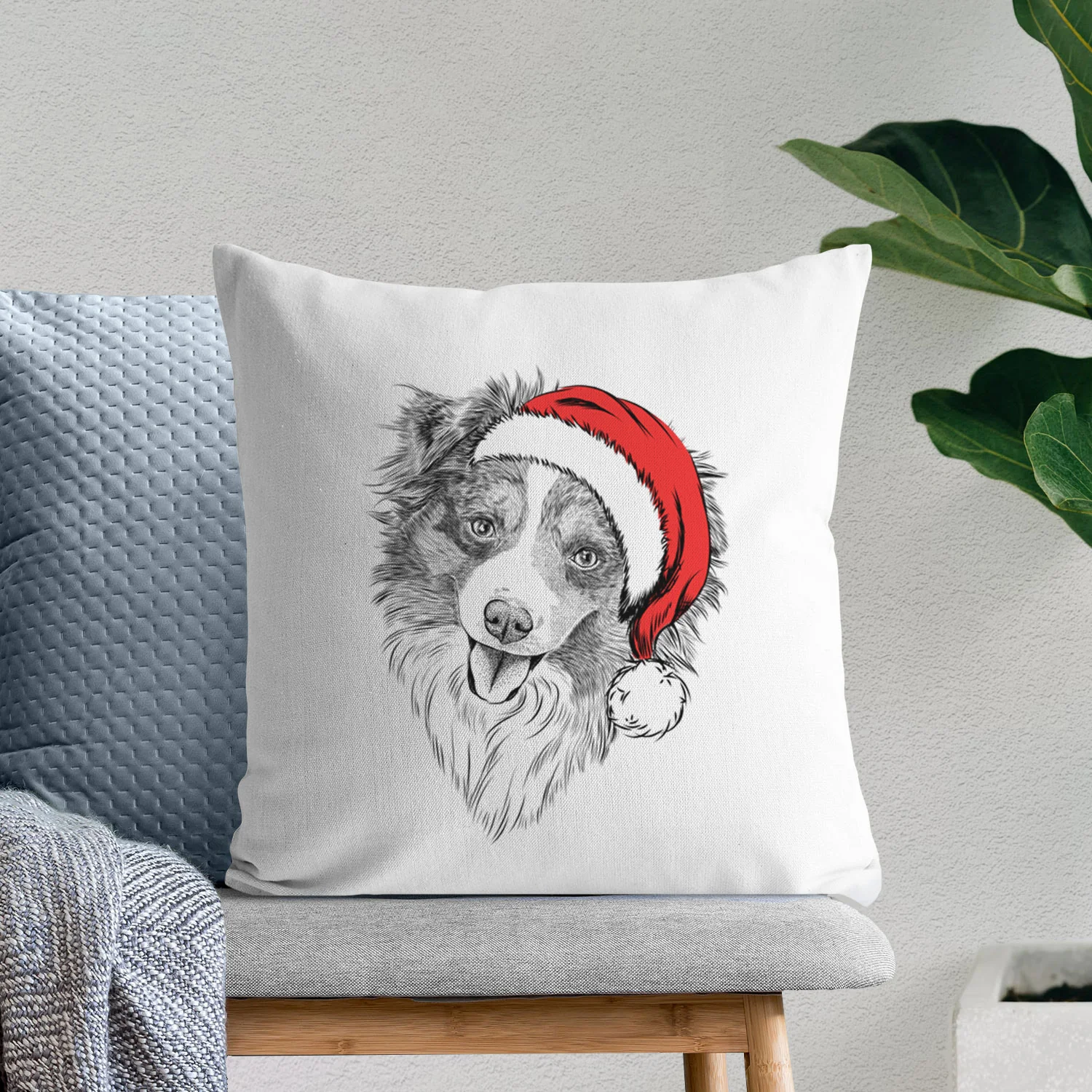 Doc the Mini Aussie - Throw Pillow Cover - Image 10
