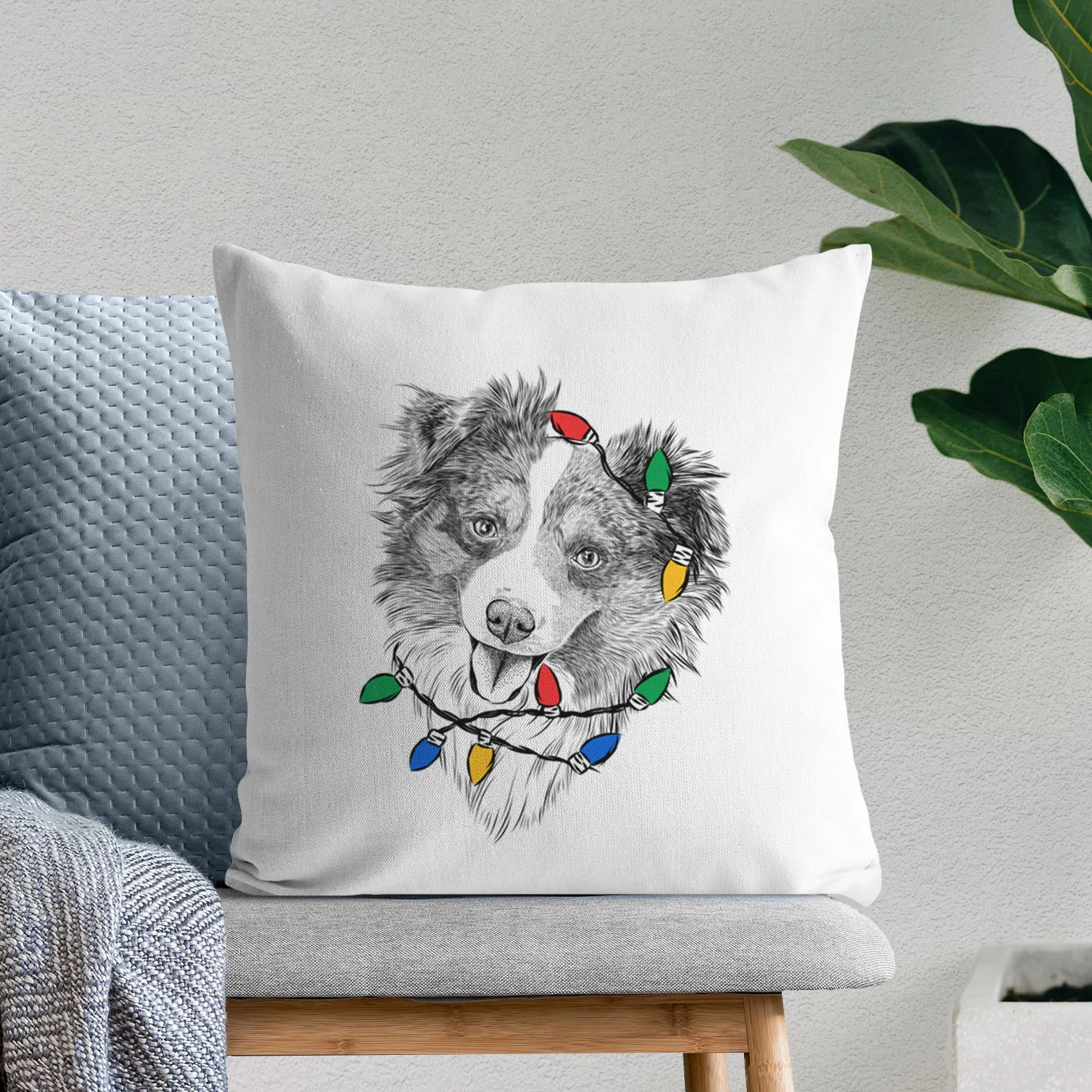 Doc the Mini Aussie - Throw Pillow Cover - Image 9