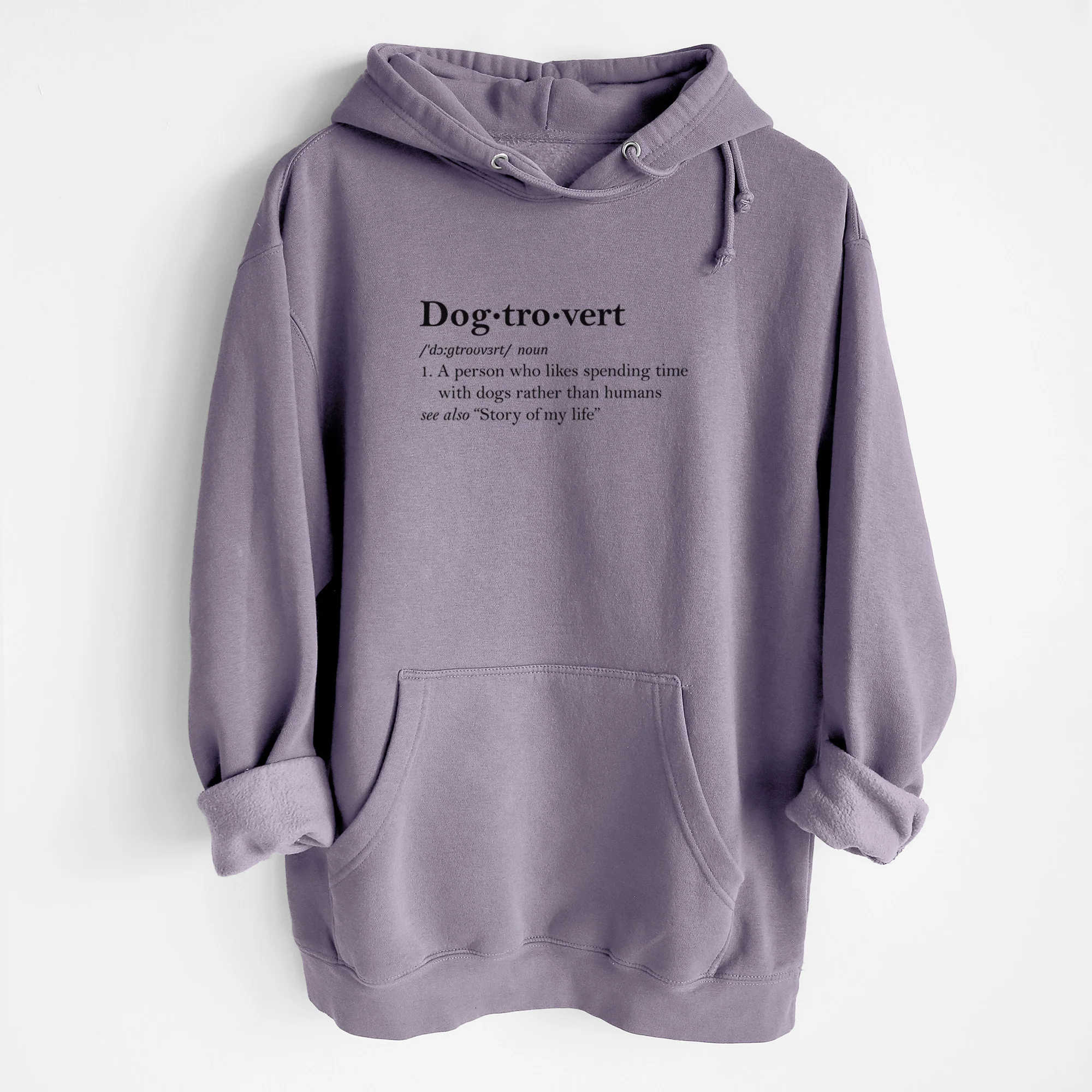 Dogtrovert Definition - Heavyweight Fleece Hoodie