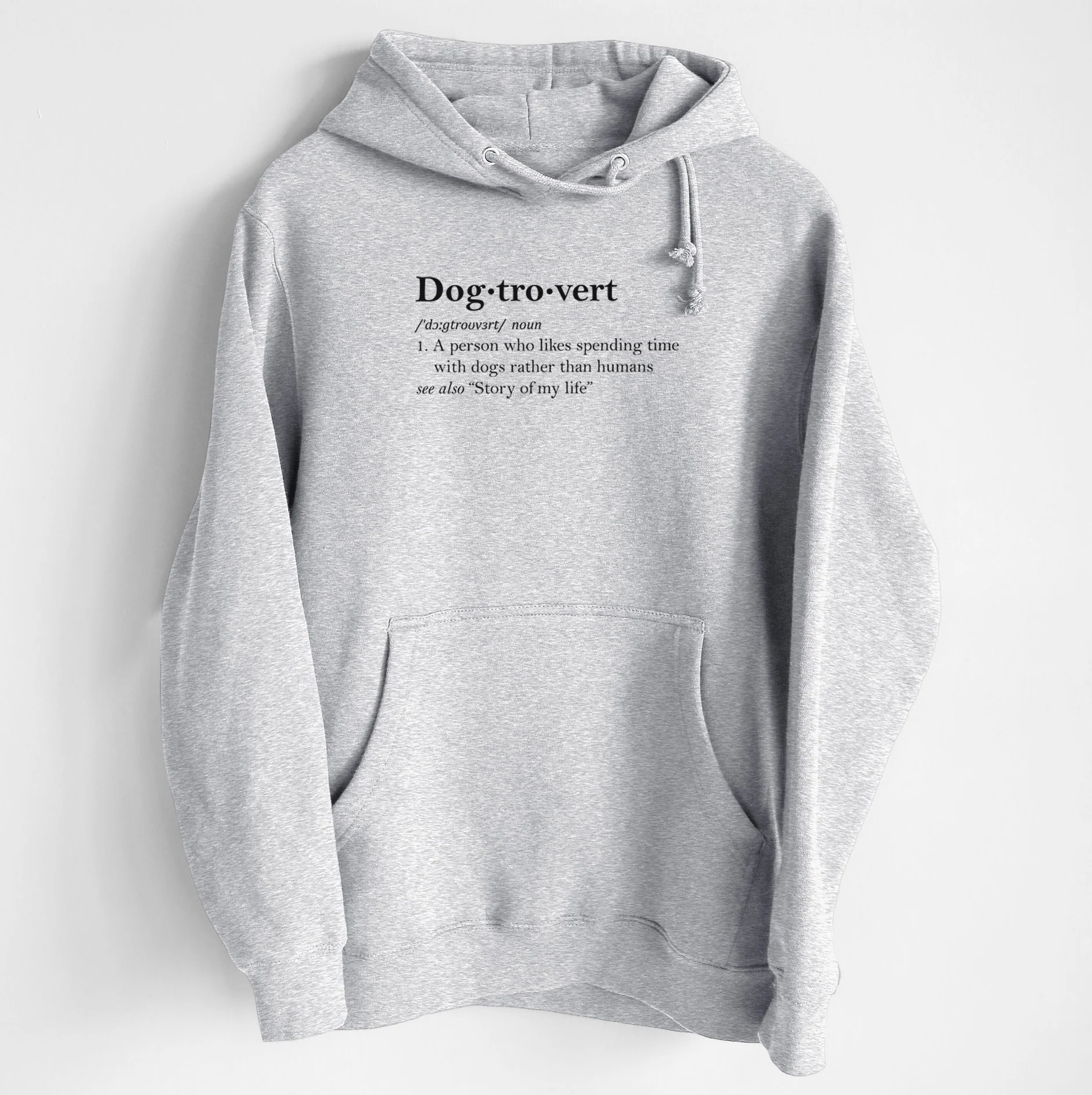Dogtrovert Definition - Heavyweight Fleece Hoodie - Image 6