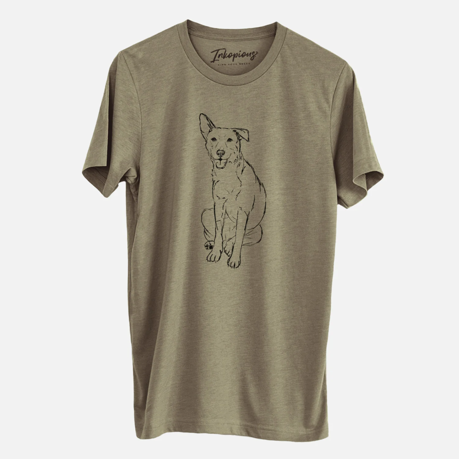 Doodled Mendel the Mixed Breed - Unisex Crewneck - Image 3