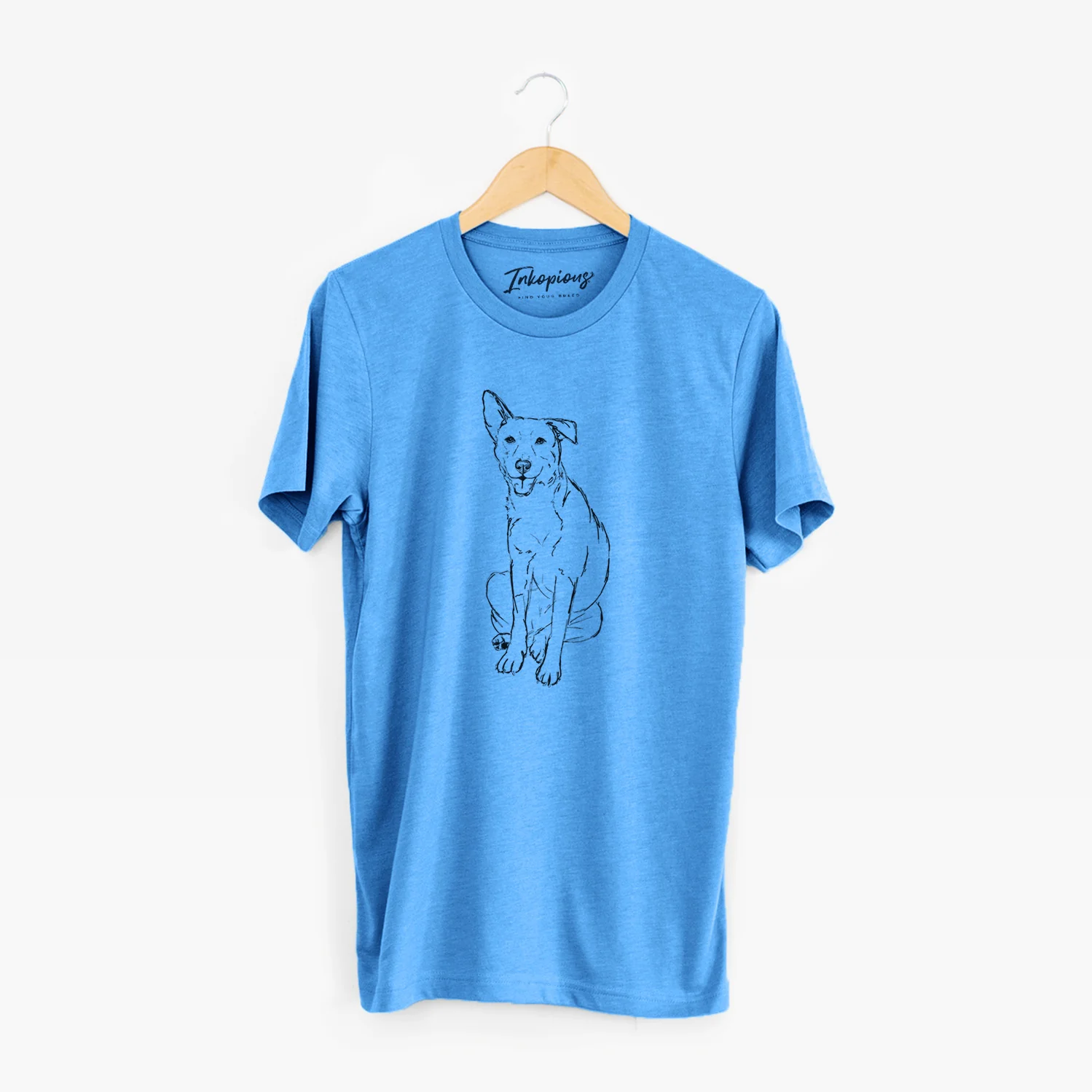 Doodled Mendel the Mixed Breed - Unisex Crewneck - Image 4