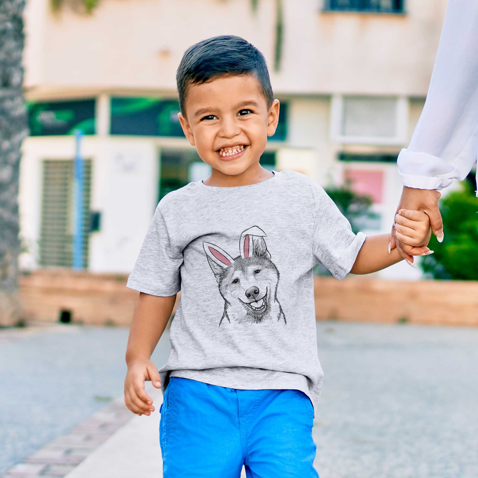 Easter Koby the Shiba Inu - Kids/Youth/Toddler Shirt - Image 3