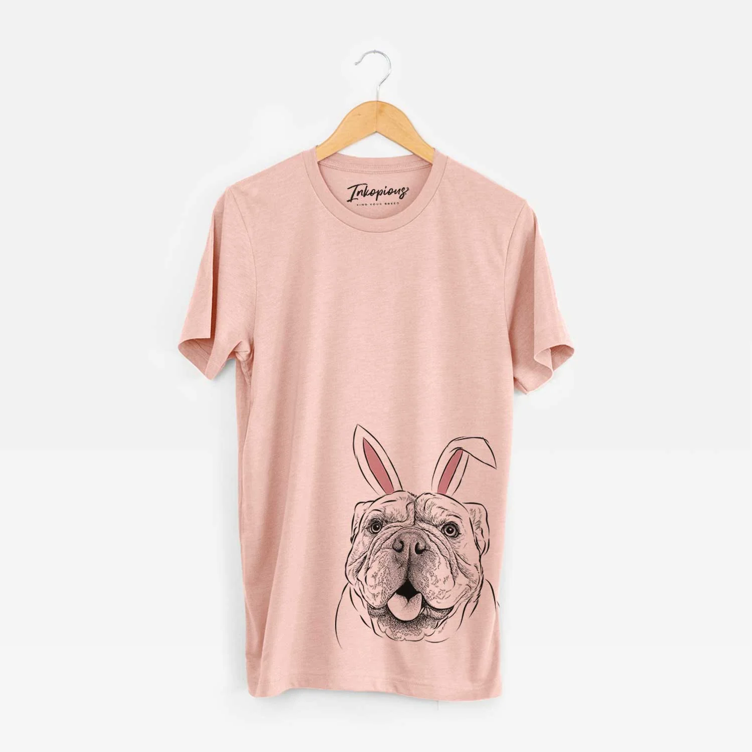 Easter Louie the English Bulldog - Unisex Crewneck - Image 3