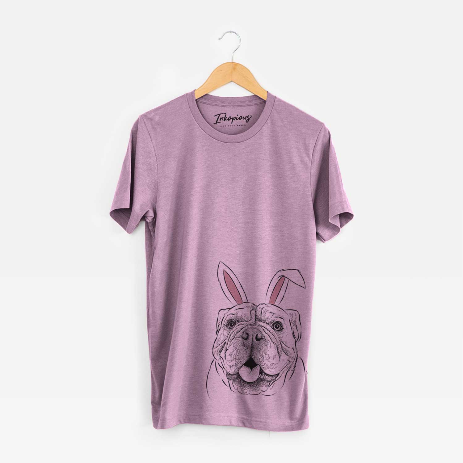 Easter Louie the English Bulldog - Unisex Crewneck - Image 4