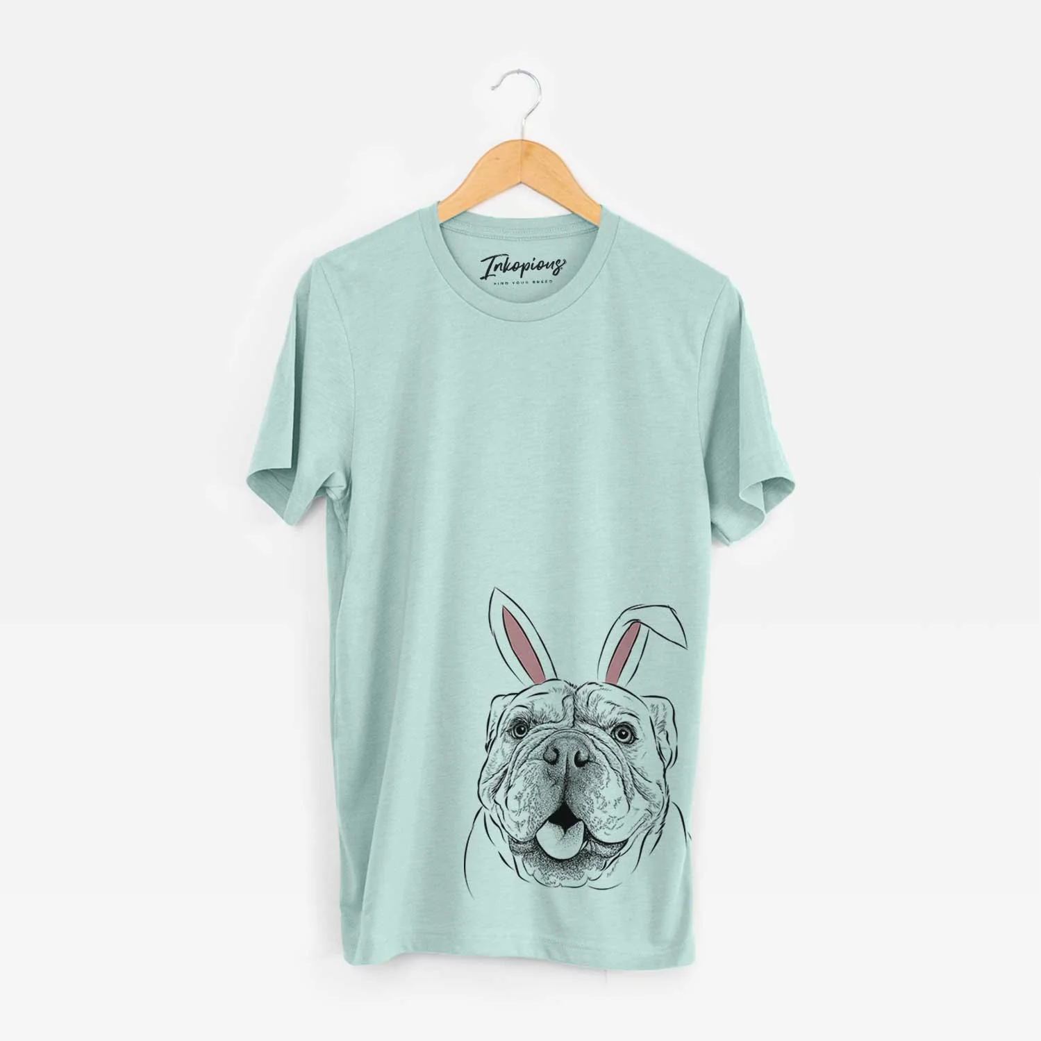 Easter Louie the English Bulldog - Unisex Crewneck - Image 5
