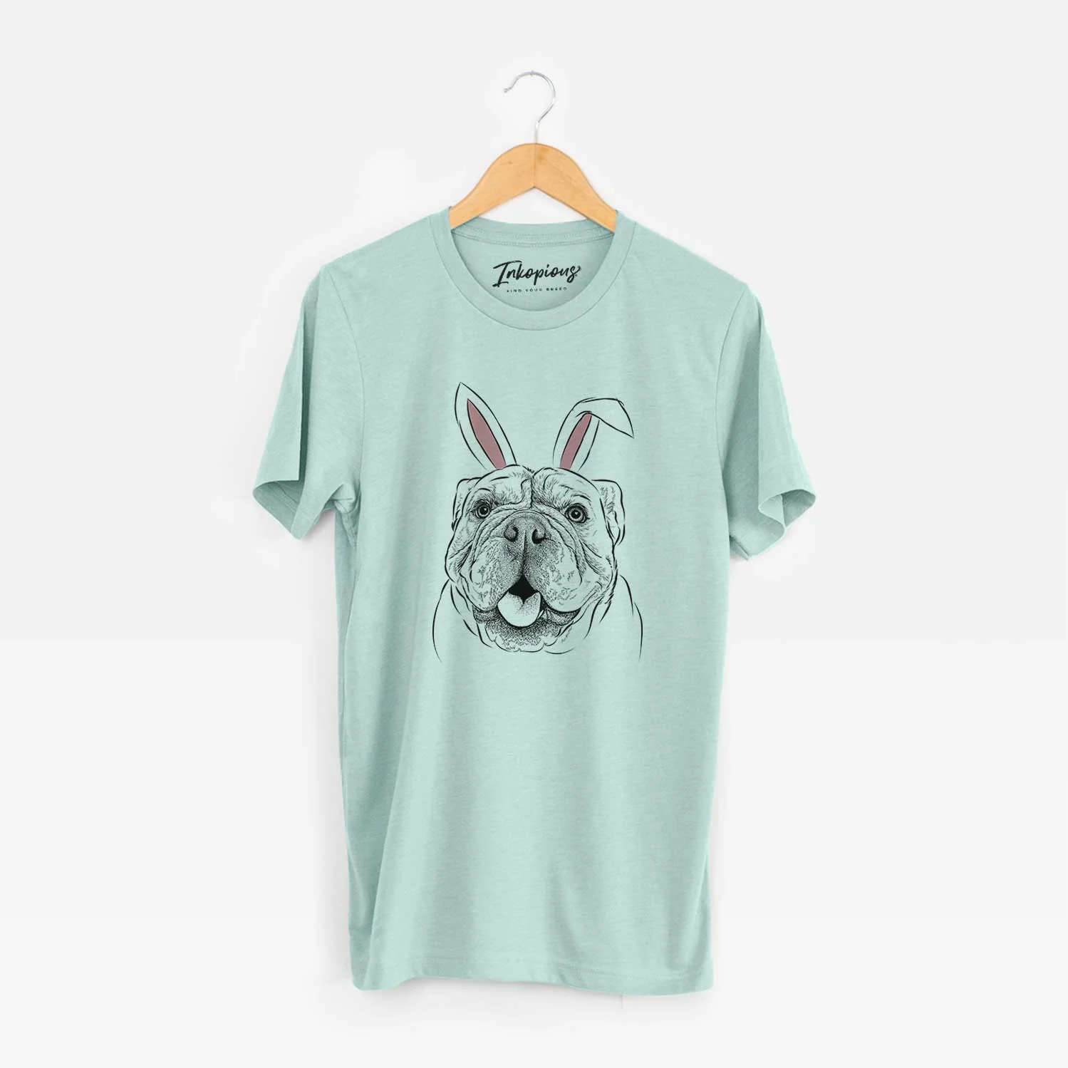 Easter Louie the English Bulldog - Unisex Crewneck - Image 9