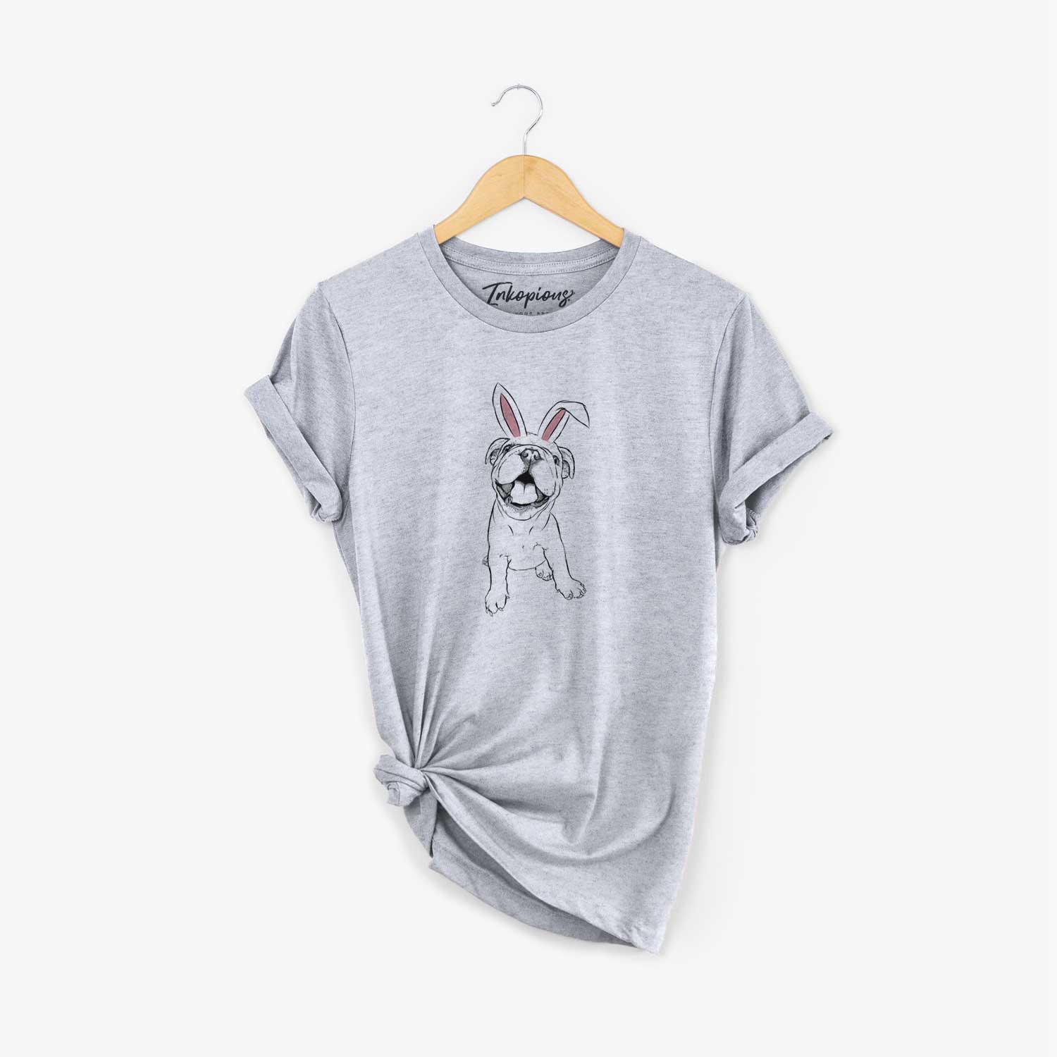 Easter Tyke the English Bulldog - Unisex Crewneck - Image 6
