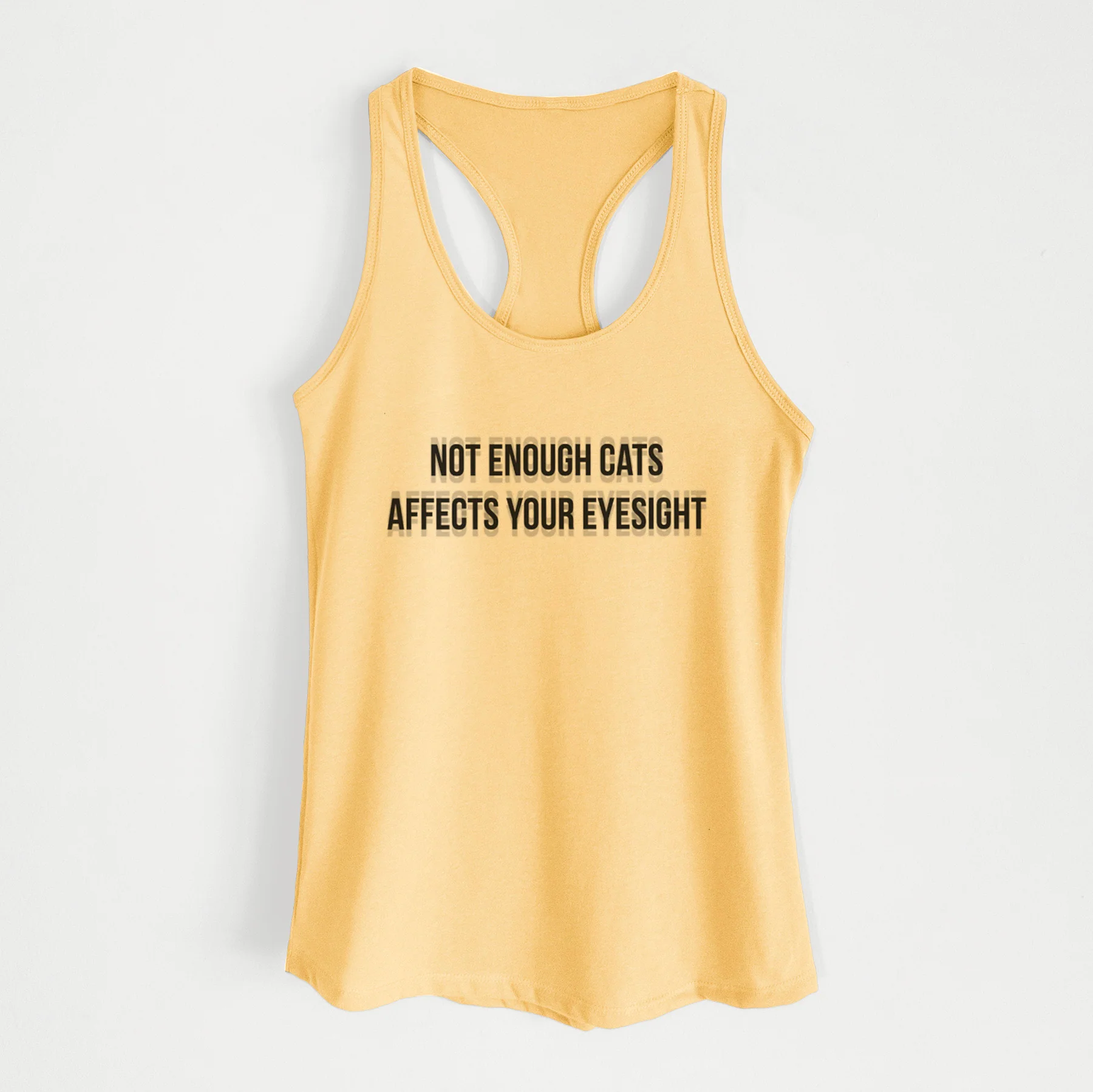 Not Enough Cats Affects Your Eyesight - Women's Racerback Tanktop - Image 3