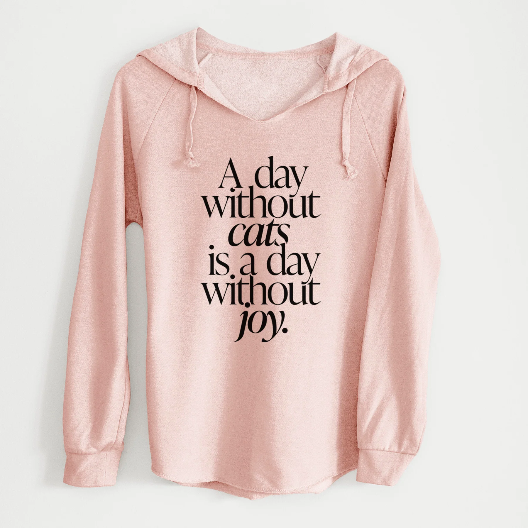 A day without Cats is a day without joy - Cali Wave Hooded Sweatshirt - Image 5