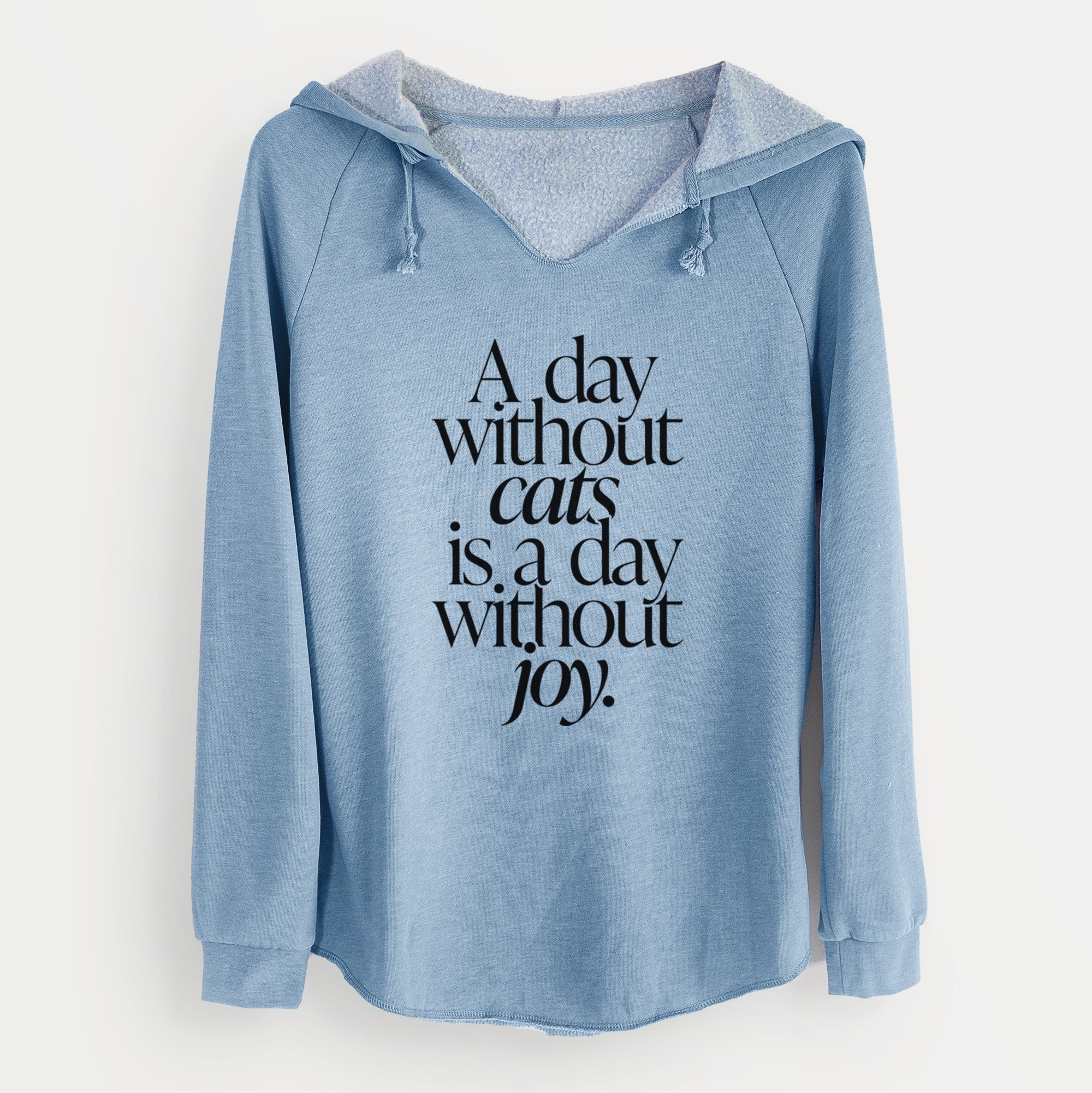 A day without Cats is a day without joy - Cali Wave Hooded Sweatshirt - Image 8
