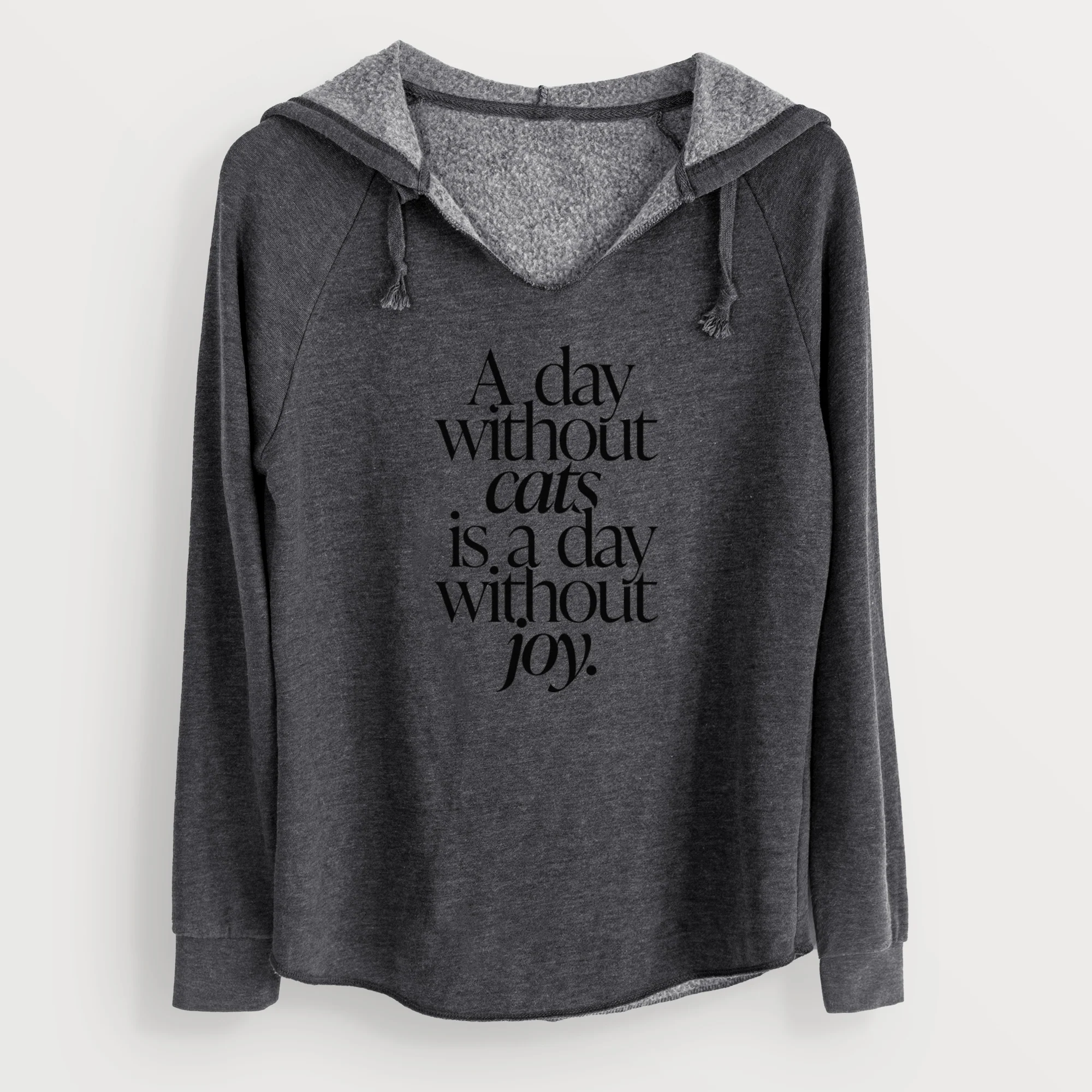 A day without Cats is a day without joy - Cali Wave Hooded Sweatshirt - Image 9